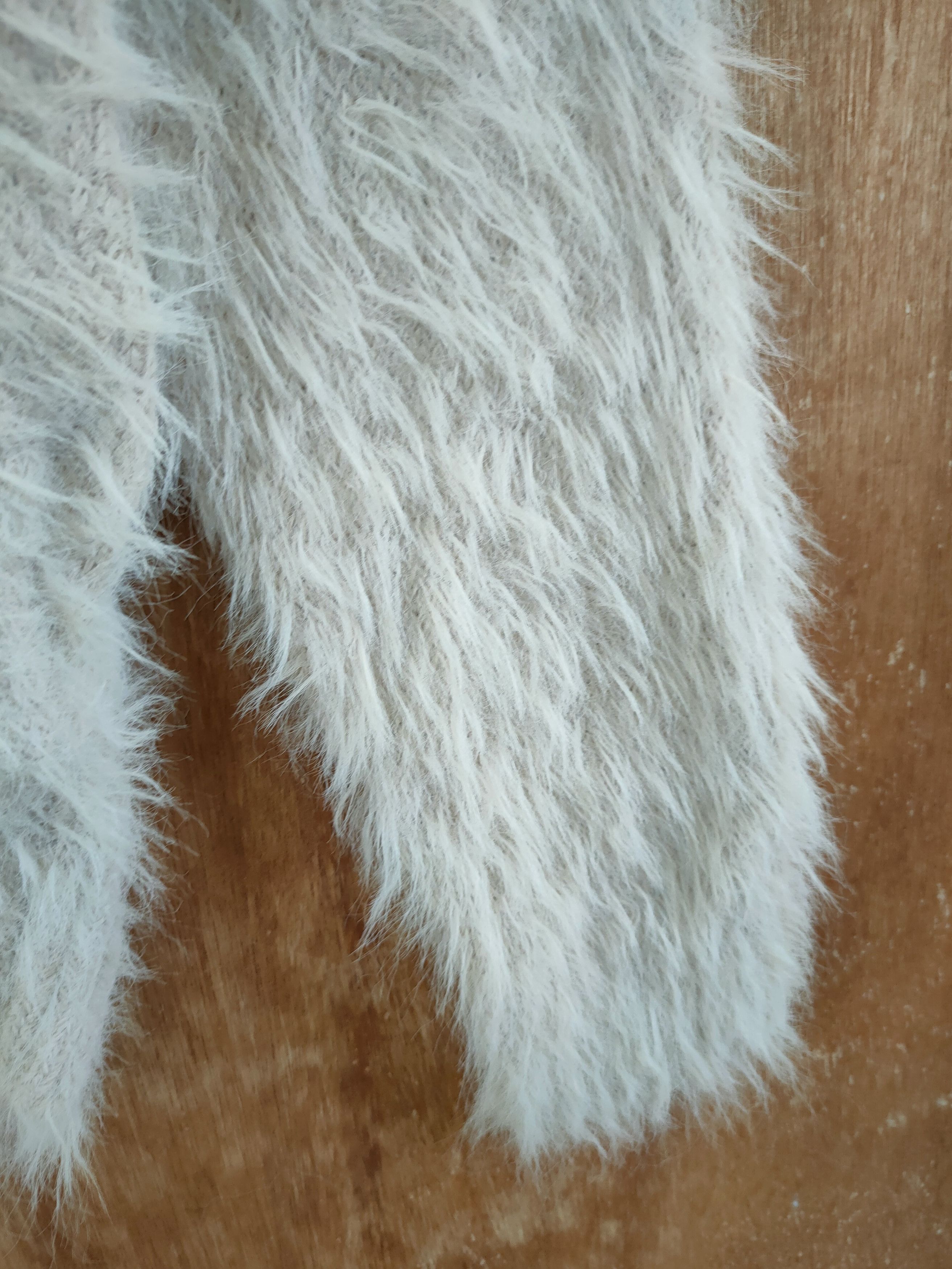 Homespun Knitwear DL Heater mohair soft fur shaggy knitwear japan #46-502 Size L / US 10 / IT 46 - 4 Thumbnail