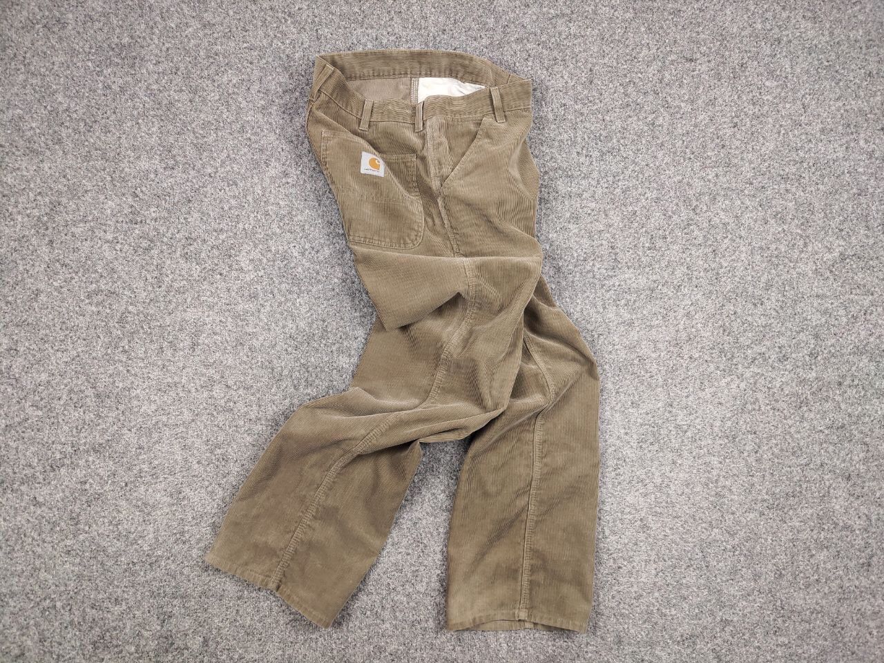 Carhartt Vintage 90's Carhartt simple Corduroy Faded Beige Pants Size US 32 / EU 48 - 10 Thumbnail