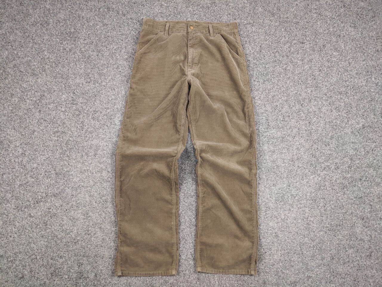 Carhartt Vintage 90's Carhartt simple Corduroy Faded Beige Pants Size US 32 / EU 48 - 9 Thumbnail
