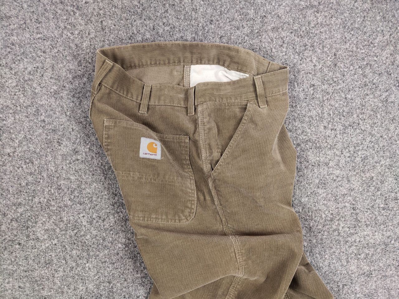Carhartt Vintage 90's Carhartt simple Corduroy Faded Beige Pants Size US 32 / EU 48 - 11 Thumbnail