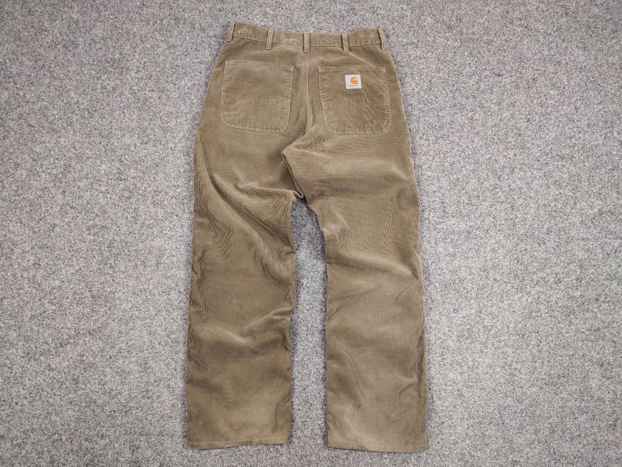Carhartt Vintage 90's Carhartt simple Corduroy Faded Beige Pants Size US 32 / EU 48 - 8 Thumbnail