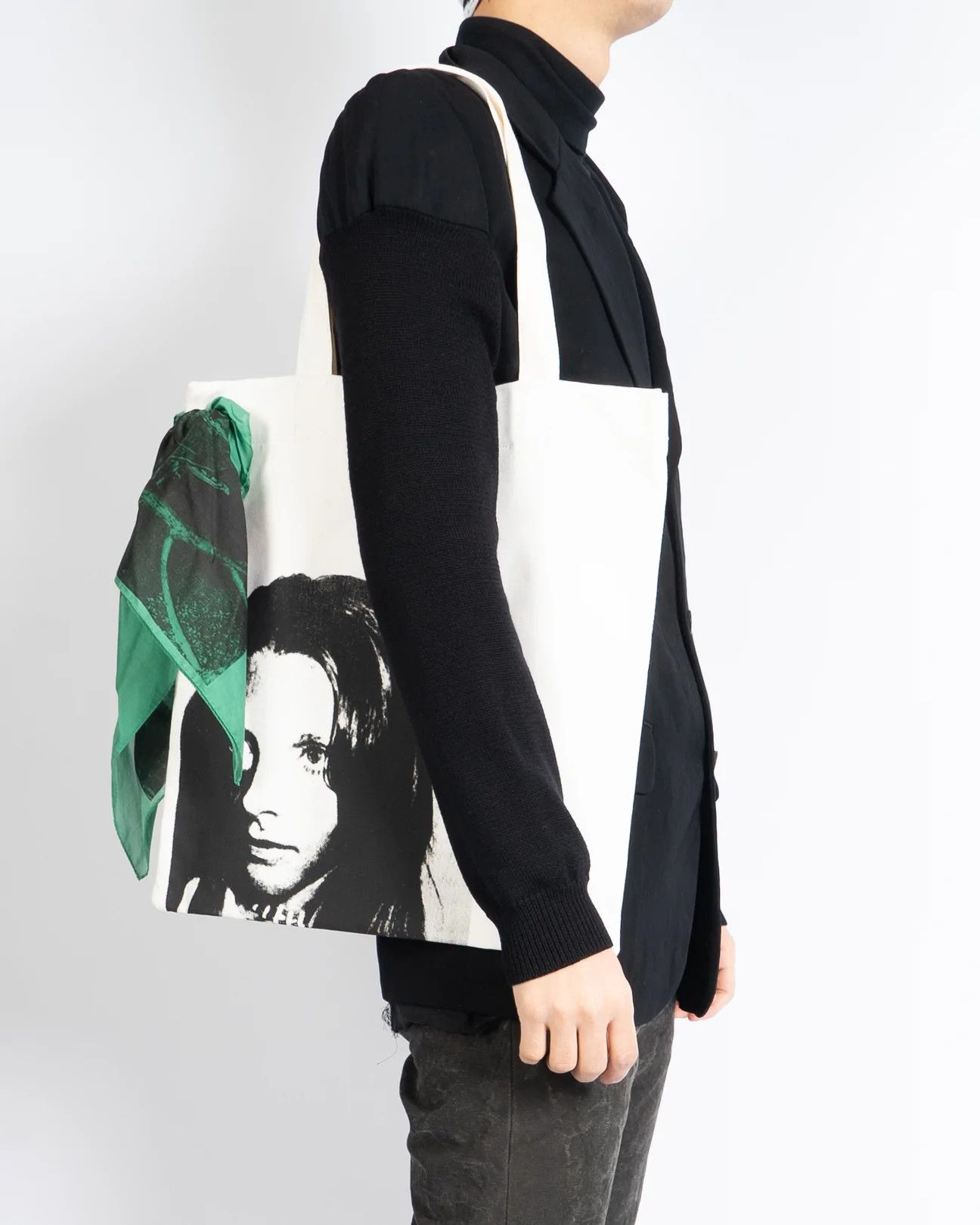 Calvin Klein 205W39NYC × Raf Simons SS18 Sandra Brant Bandana Tote Bag Size ONE SIZE - 5 Thumbnail
