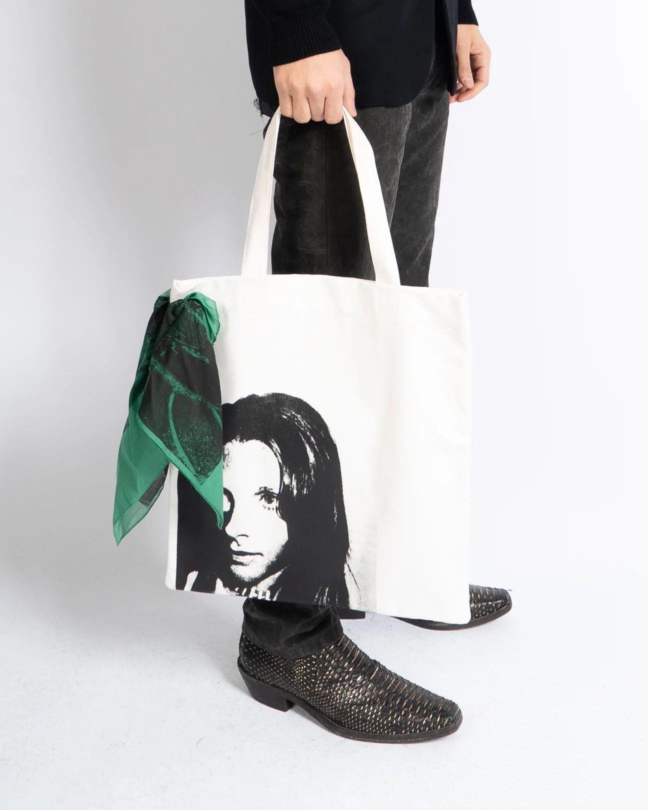 Calvin Klein 205W39NYC × Raf Simons SS18 Sandra Brant Bandana Tote Bag Size ONE SIZE - 6 Thumbnail