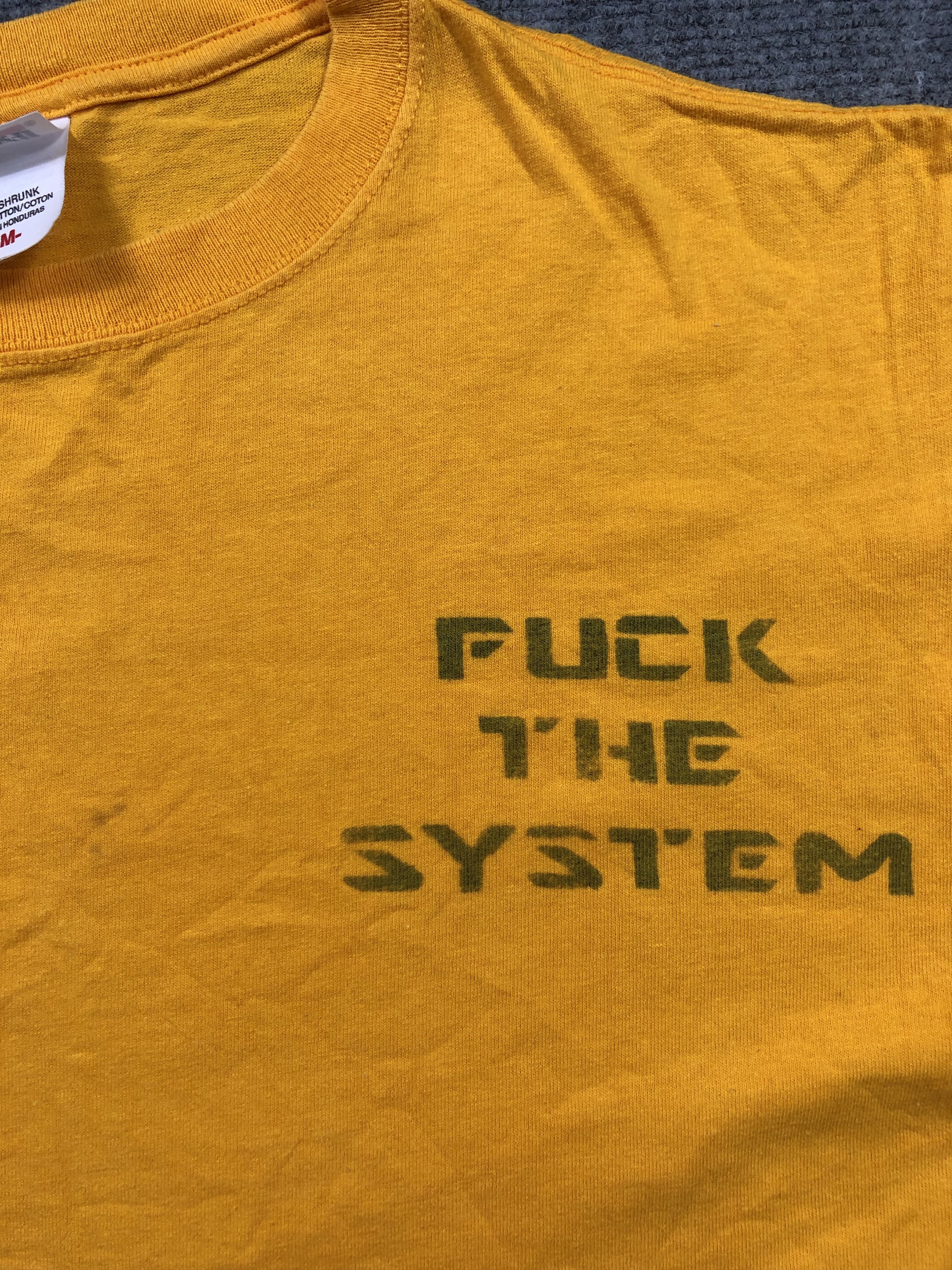 Anvil Fuck The System Tshirt Size US M / EU 48-50 / 2 - 2 Thumbnail