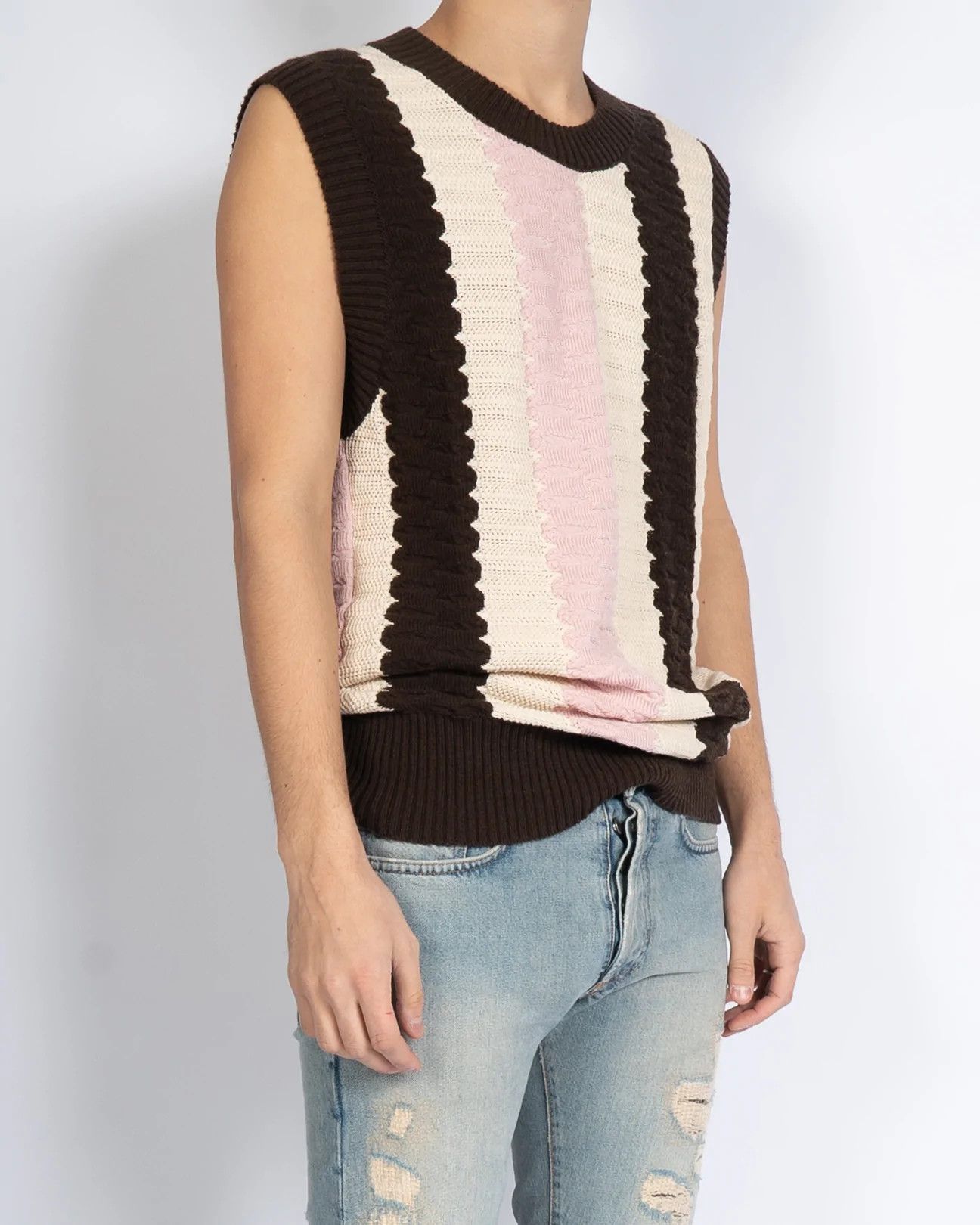 Calvin Klein 205W39NYC × Raf Simons Runway Knit Vest Size US L / EU 52-54 / 3 - 7 Thumbnail
