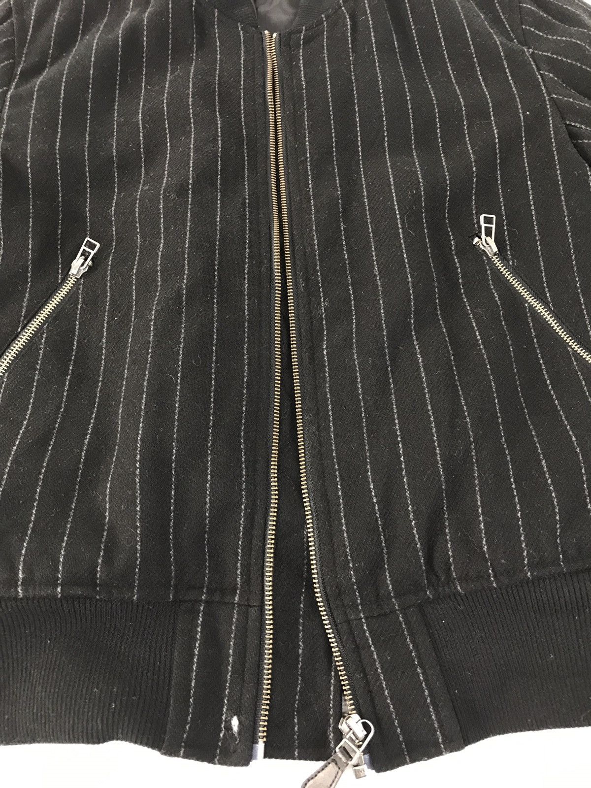 Japanese Brand × Vintage Vintage Gu Bomber Jacket Striped Fleece Inner Style Size US S / EU 44-46 / 1 - 7 Thumbnail