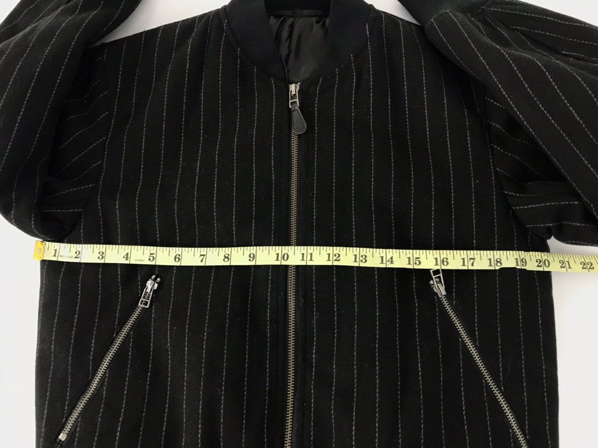 Japanese Brand × Vintage Vintage Gu Bomber Jacket Striped Fleece Inner Style Size US S / EU 44-46 / 1 - 12 Thumbnail