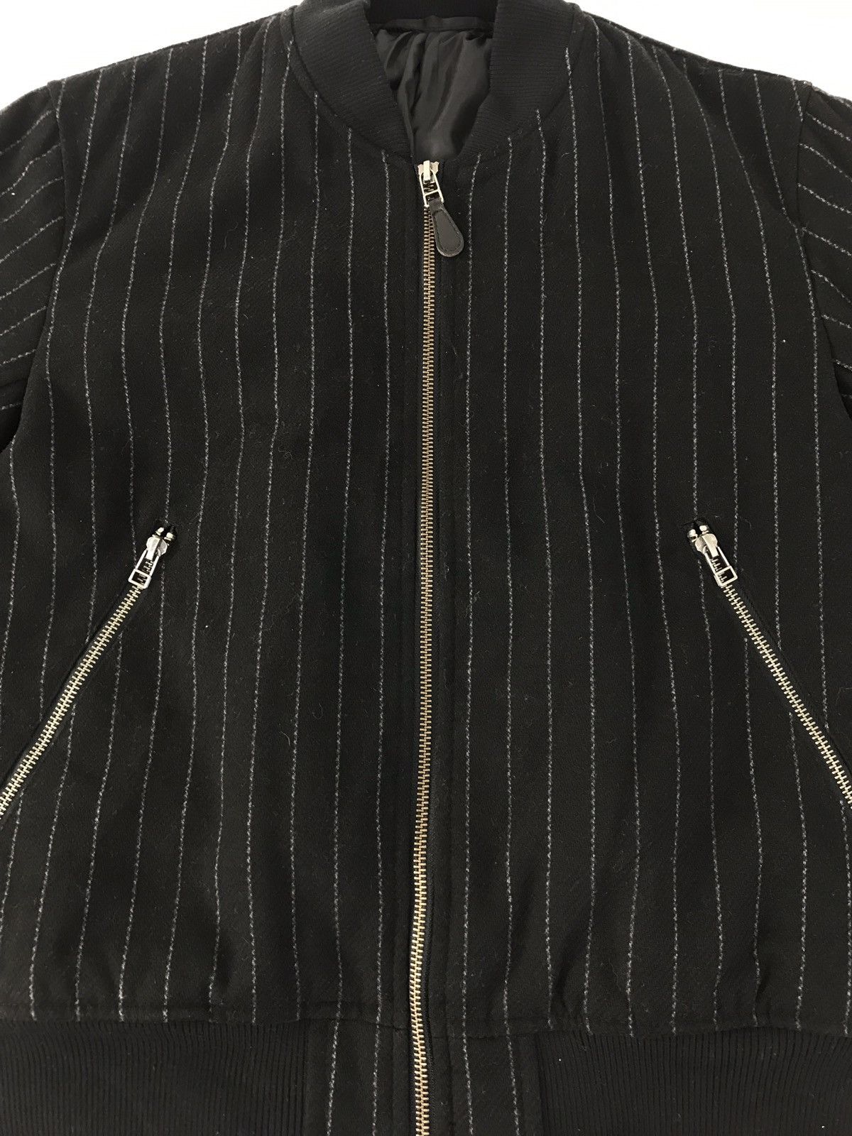 Japanese Brand × Vintage Vintage Gu Bomber Jacket Striped Fleece Inner Style Size US S / EU 44-46 / 1 - 3 Thumbnail