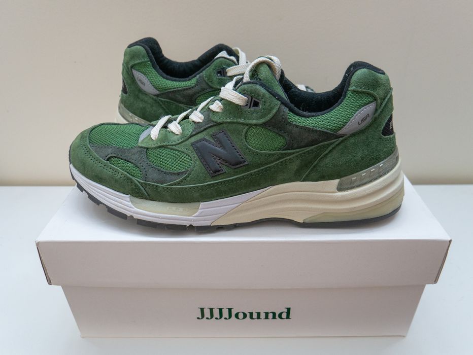 jjjjound new balance 992 green