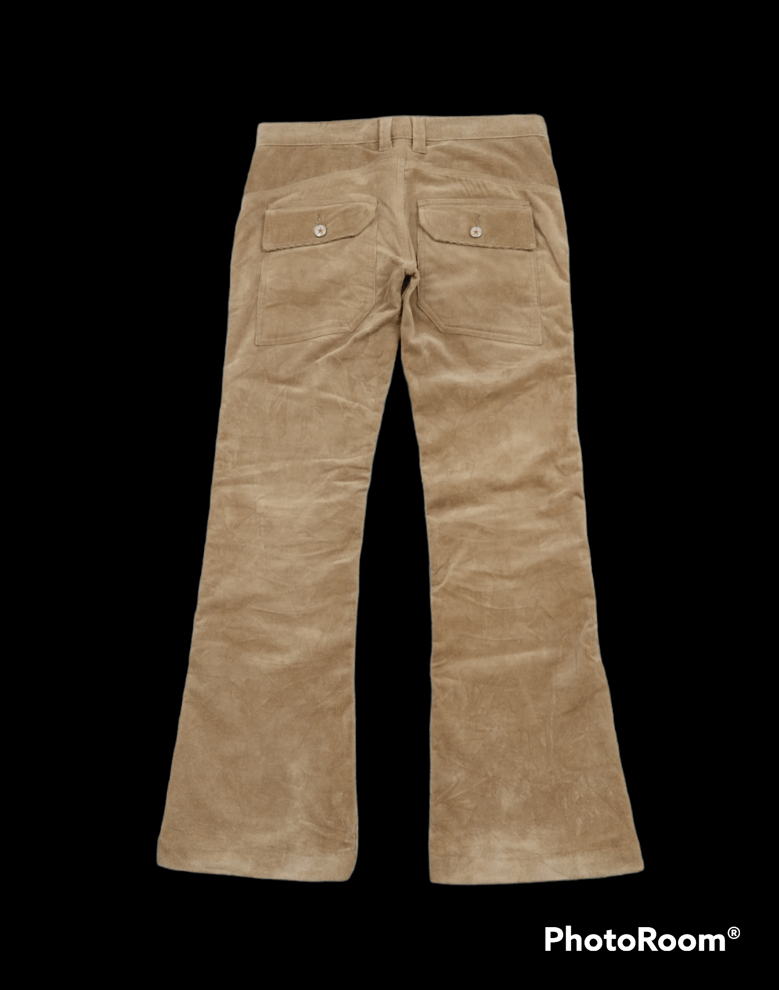 Japanese Brand FLARE🔥BUSHPANTS LIVERTINE TOKYO CORDUROY PANTS Size US 30 / EU 46 - 2 Thumbnail