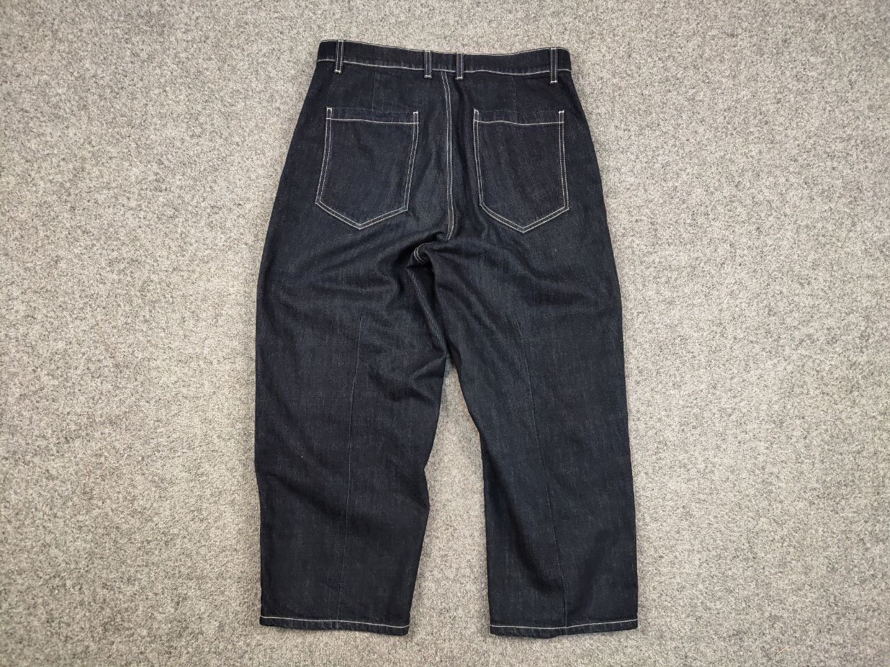 Marni Marni Commessa Cropped Jeans Baggy Blue Denim Women Pants Size 30" / US 8 / IT 44 - 15 Thumbnail