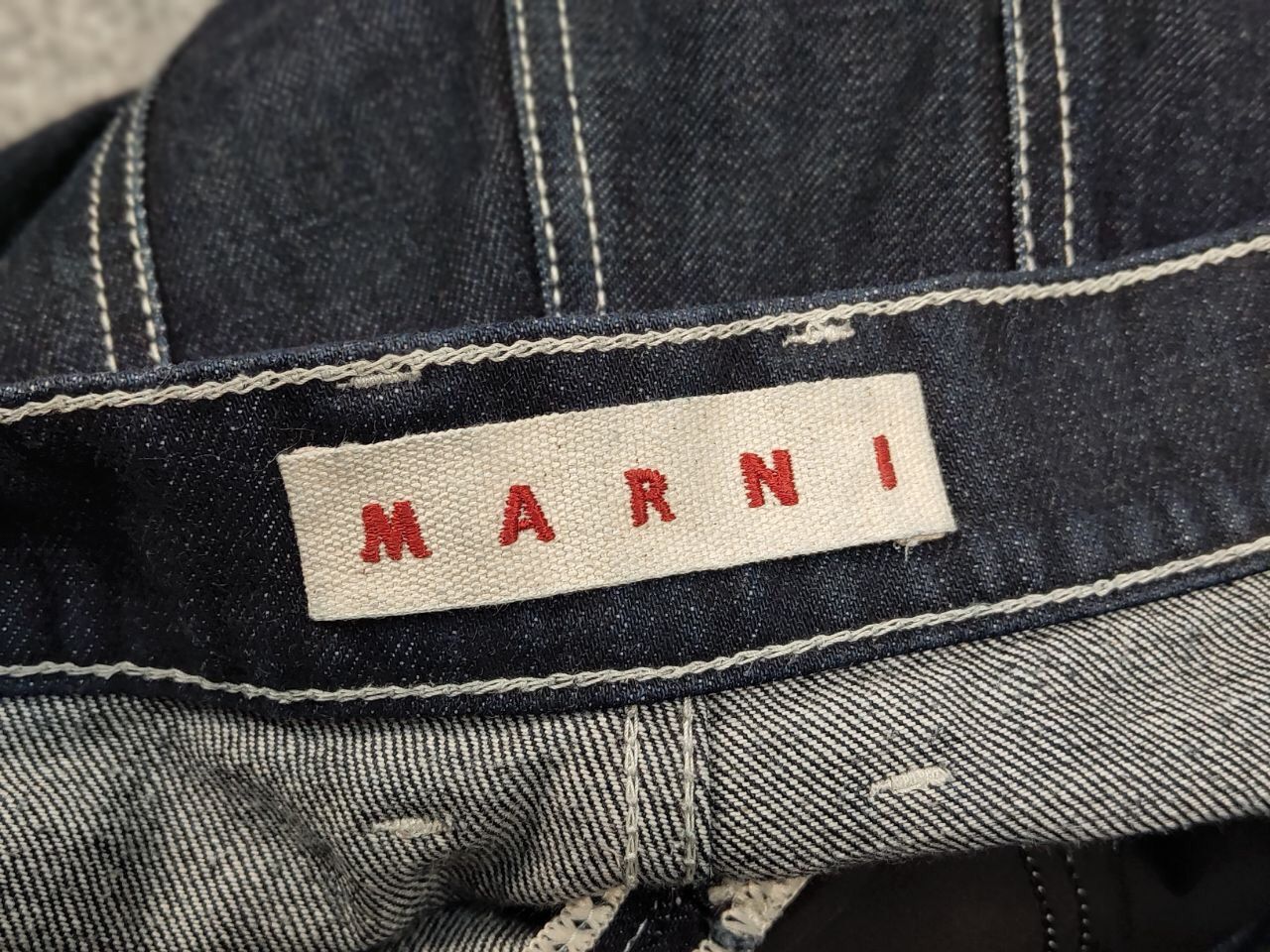 Marni Marni Commessa Cropped Jeans Baggy Blue Denim Women Pants Size 30" / US 8 / IT 44 - 19 Thumbnail