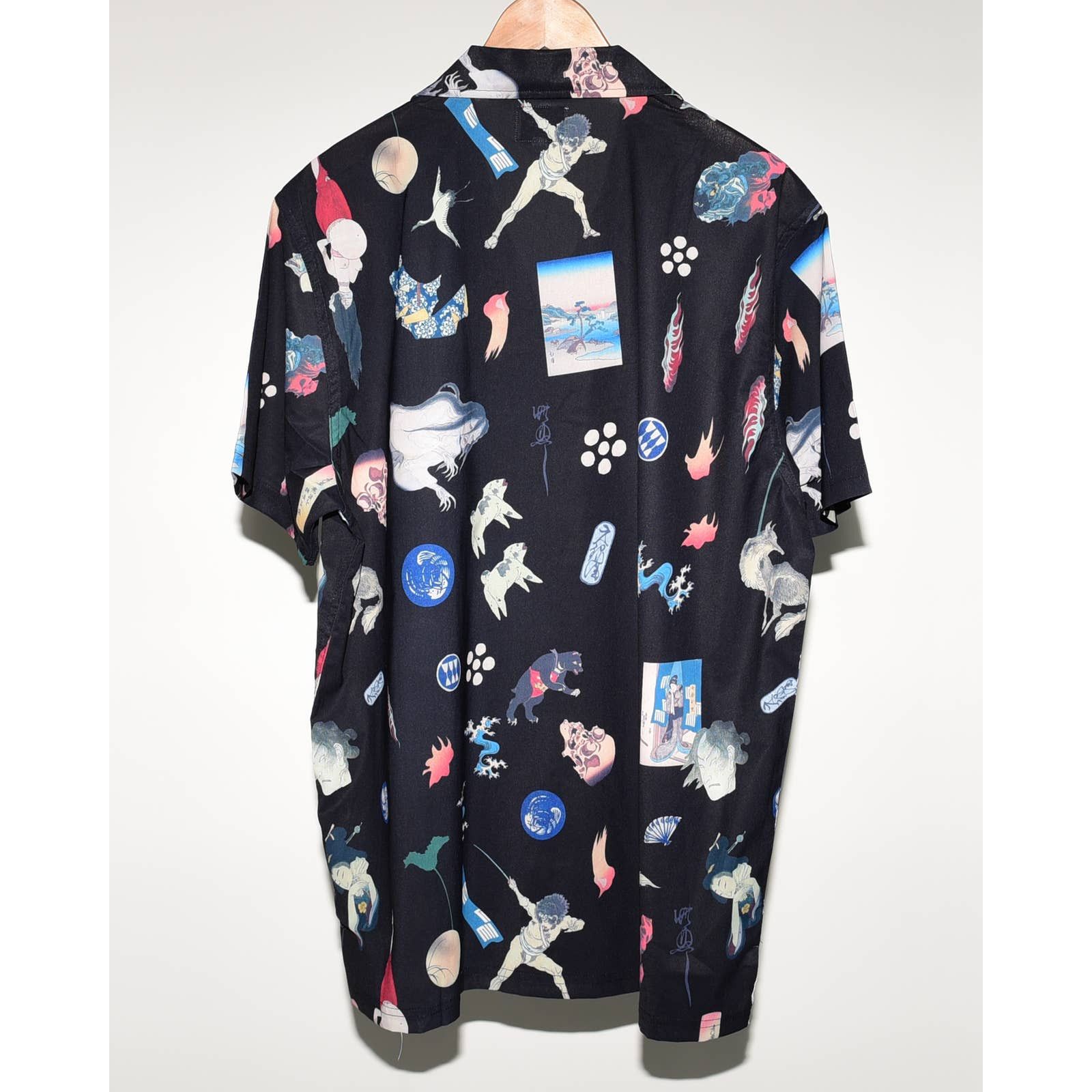 FUCT FUCT SSD Japanese All Over Hawaiin Shirt Size US XL / EU 56 / 4 - 2 Thumbnail
