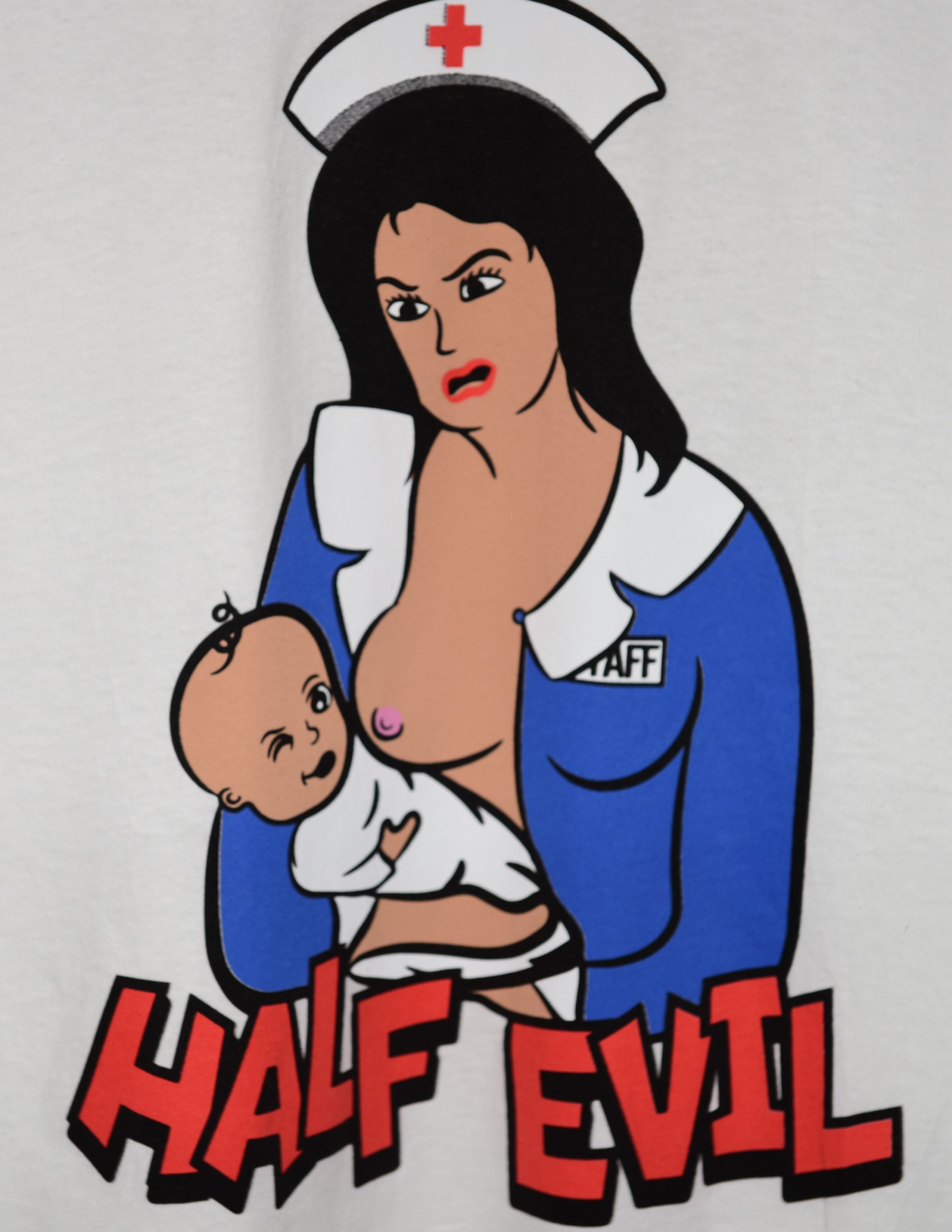Half Evil Half Evil Breastfed Tee Size US L / EU 52-54 / 3 - 3 Thumbnail