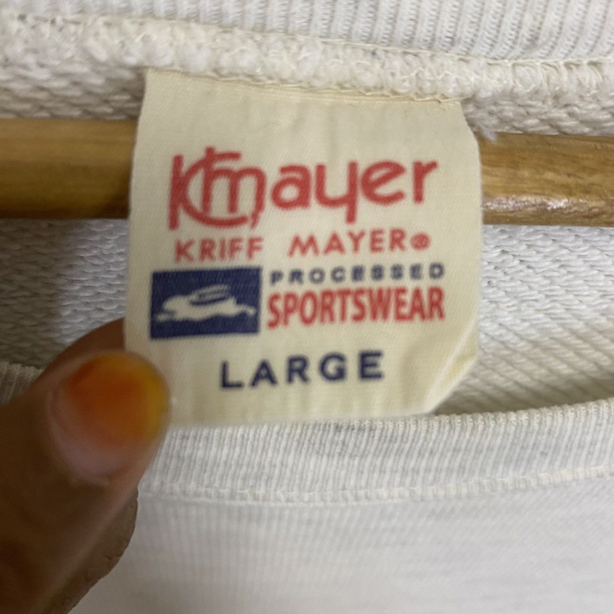 Sugar Cane Vintage 90s Kriff Mayer Big Logo Crewneck Sweatshirt Size M Size US M / EU 48-50 / 2 - 7 Thumbnail