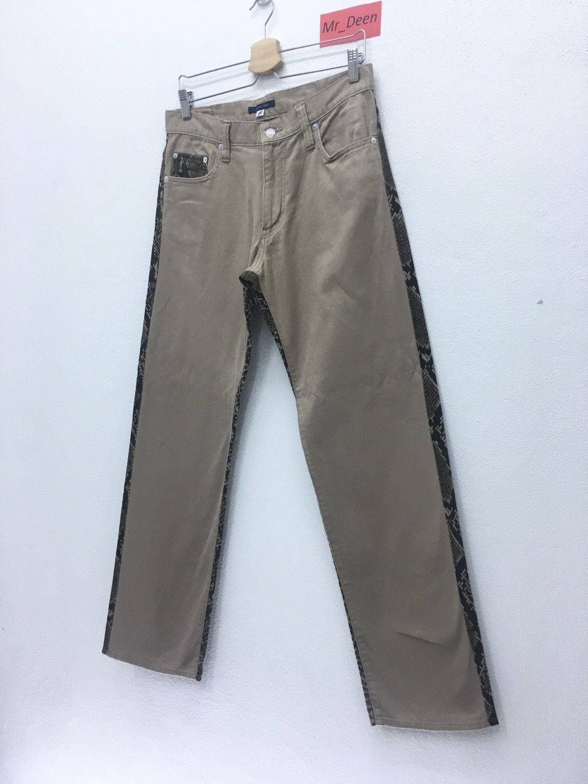 Japanese Brand RARE Japonais Blue Snake Printed Jeans Size US 34 / EU 50 - 3 Thumbnail
