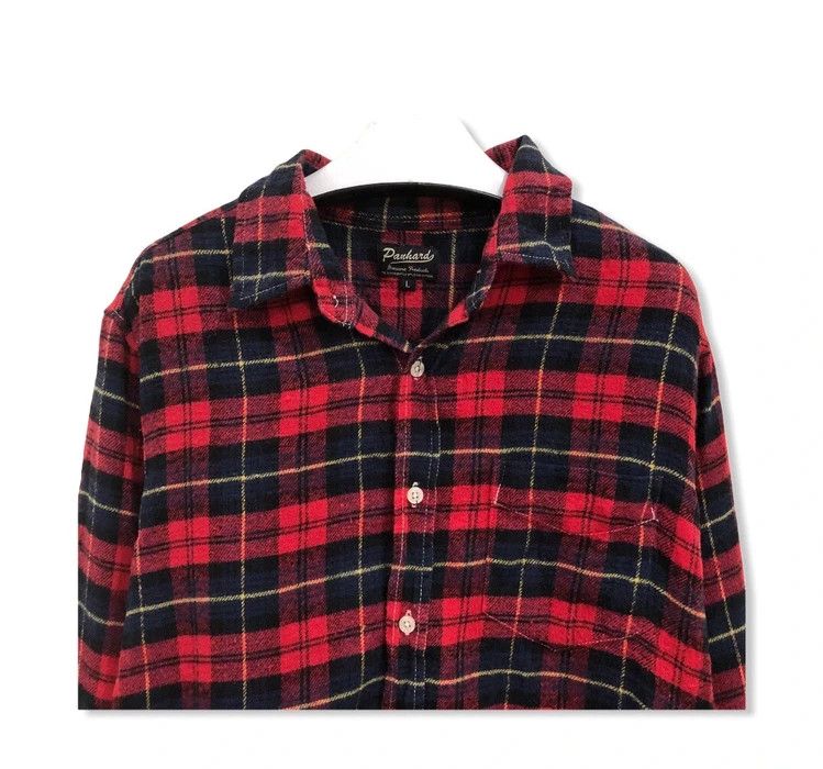 Vintage Vintage Panhard Plaid Tartan Flannel Shirt 👕 Size US S / EU 44-46 / 1 - 2 Thumbnail