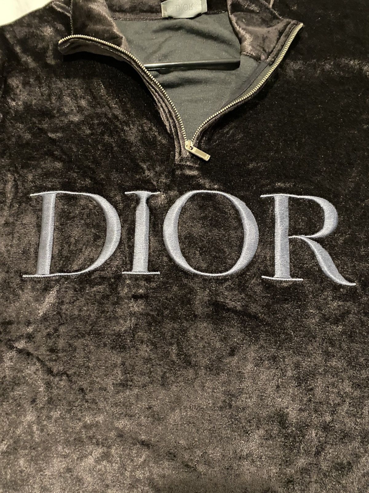 Dior Velour Dior shirt Size US XL / EU 56 / 4 - 5 Thumbnail