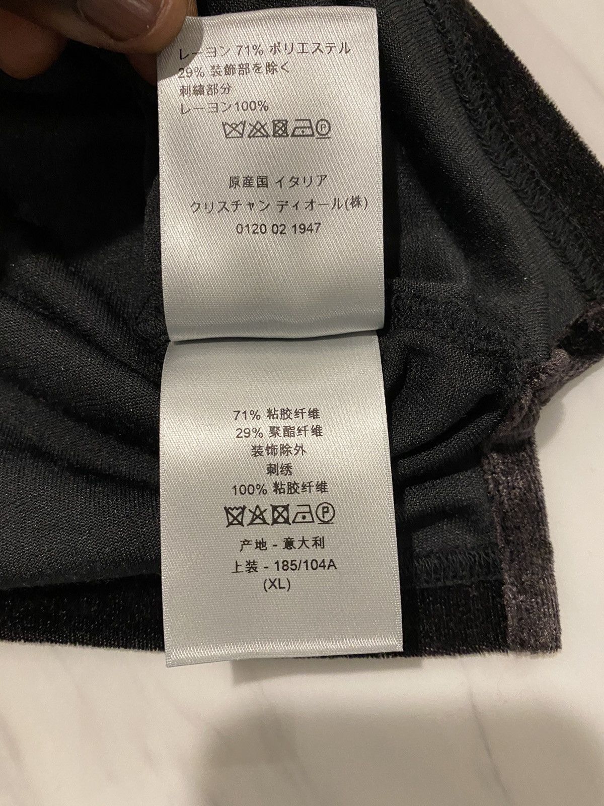 Dior Velour Dior shirt Size US XL / EU 56 / 4 - 7 Thumbnail