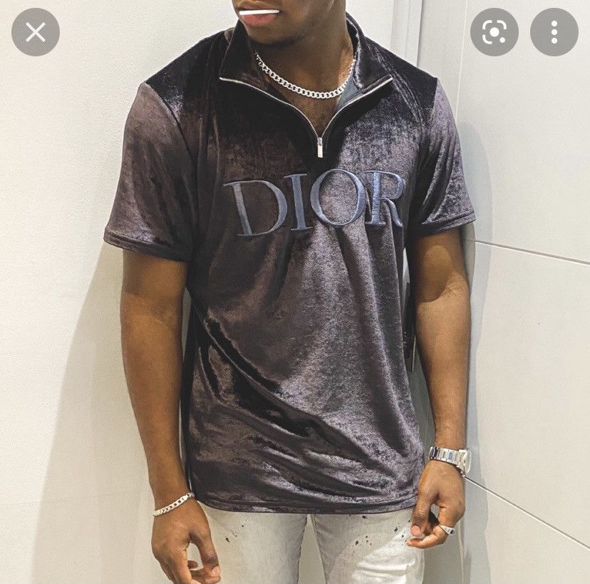 Dior Velour Dior shirt Size US XL / EU 56 / 4 - 10 Thumbnail