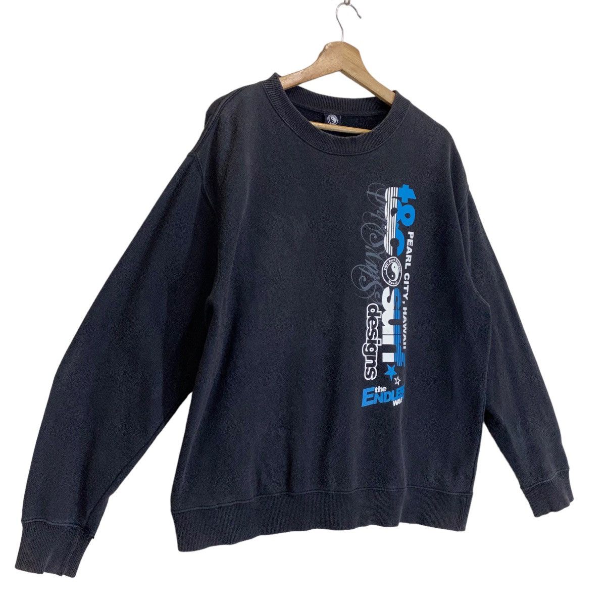 Japanese Brand × Vintage Vintage 90s T&C Surf Big Logo Sweatshirts Size L Size US L / EU 52-54 / 3 - 2 Thumbnail