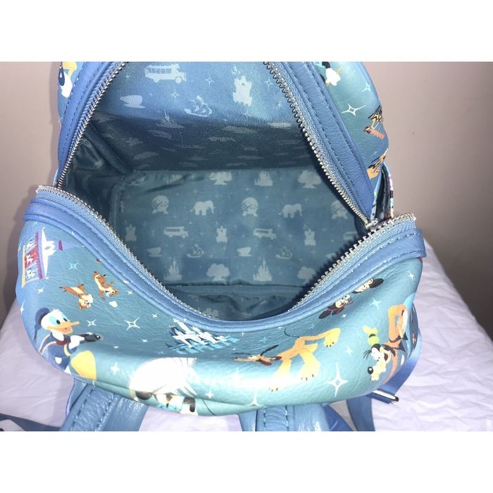 Disney Loungefly Disney Parks Attractions Backpack (Walt Disney Wor