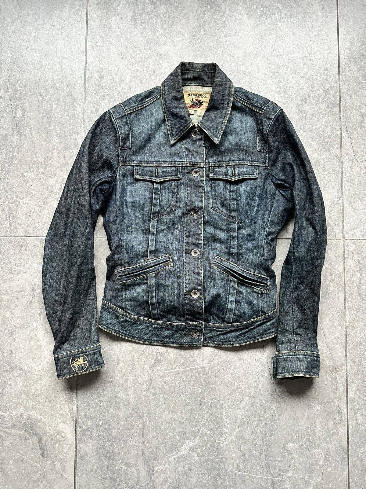 Designer Vintage Parasuco sold Denim Jeans and Jacket Set