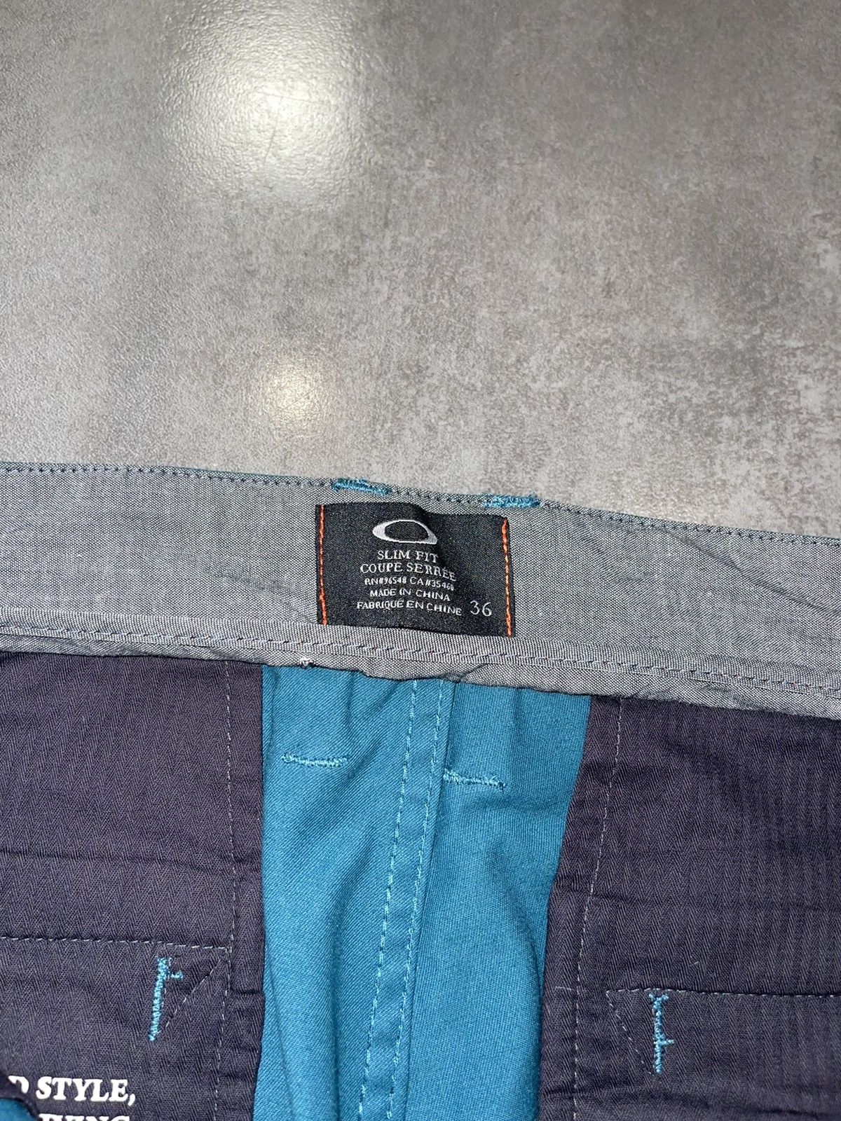 Oakley Oakley Technical Turqoise Casual Pants Size US 36 / EU 52 - 20 Thumbnail