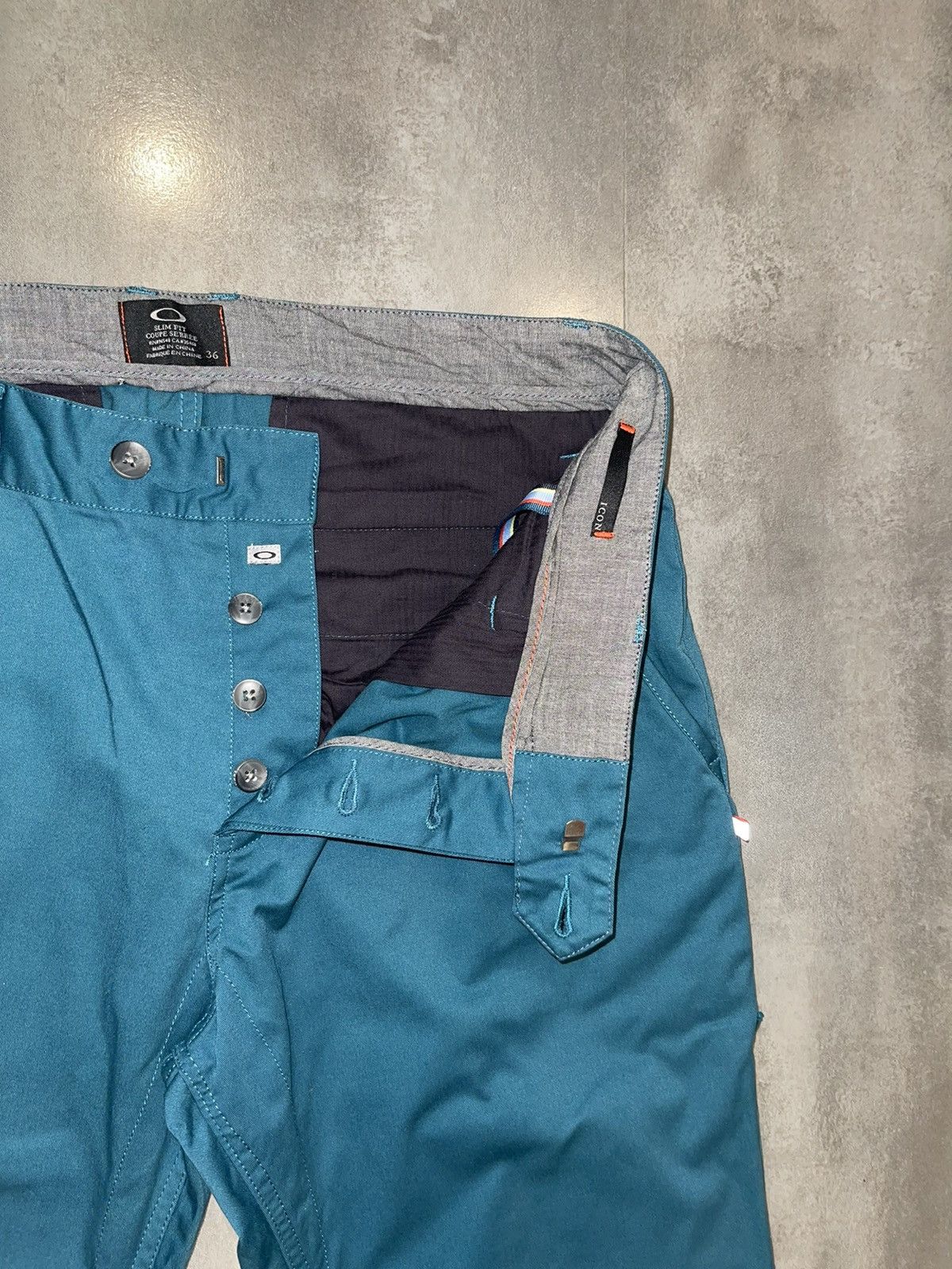 Oakley Oakley Technical Turqoise Casual Pants Size US 36 / EU 52 - 17 Thumbnail