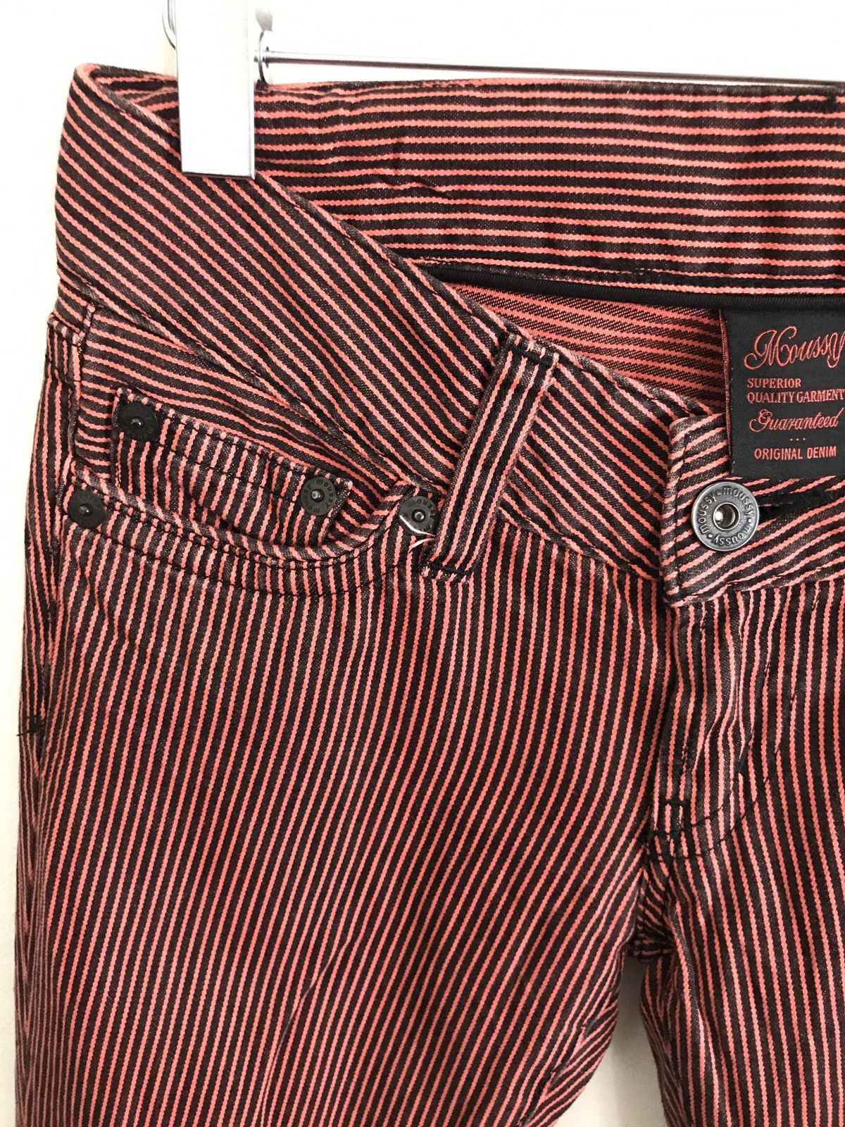 Japanese Brand Japanese Brand Moussy Stripes Skinny Jeans Size US 29 - 10 Thumbnail
