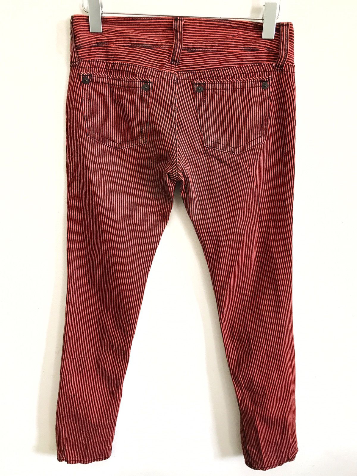 Japanese Brand Japanese Brand Moussy Stripes Skinny Jeans Size US 29 - 5 Thumbnail