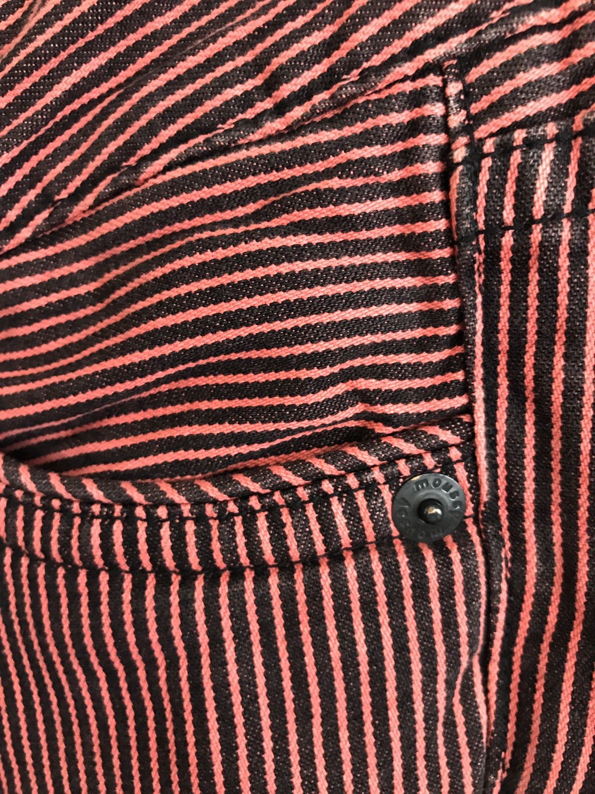 Japanese Brand Japanese Brand Moussy Stripes Skinny Jeans Size US 29 - 11 Thumbnail