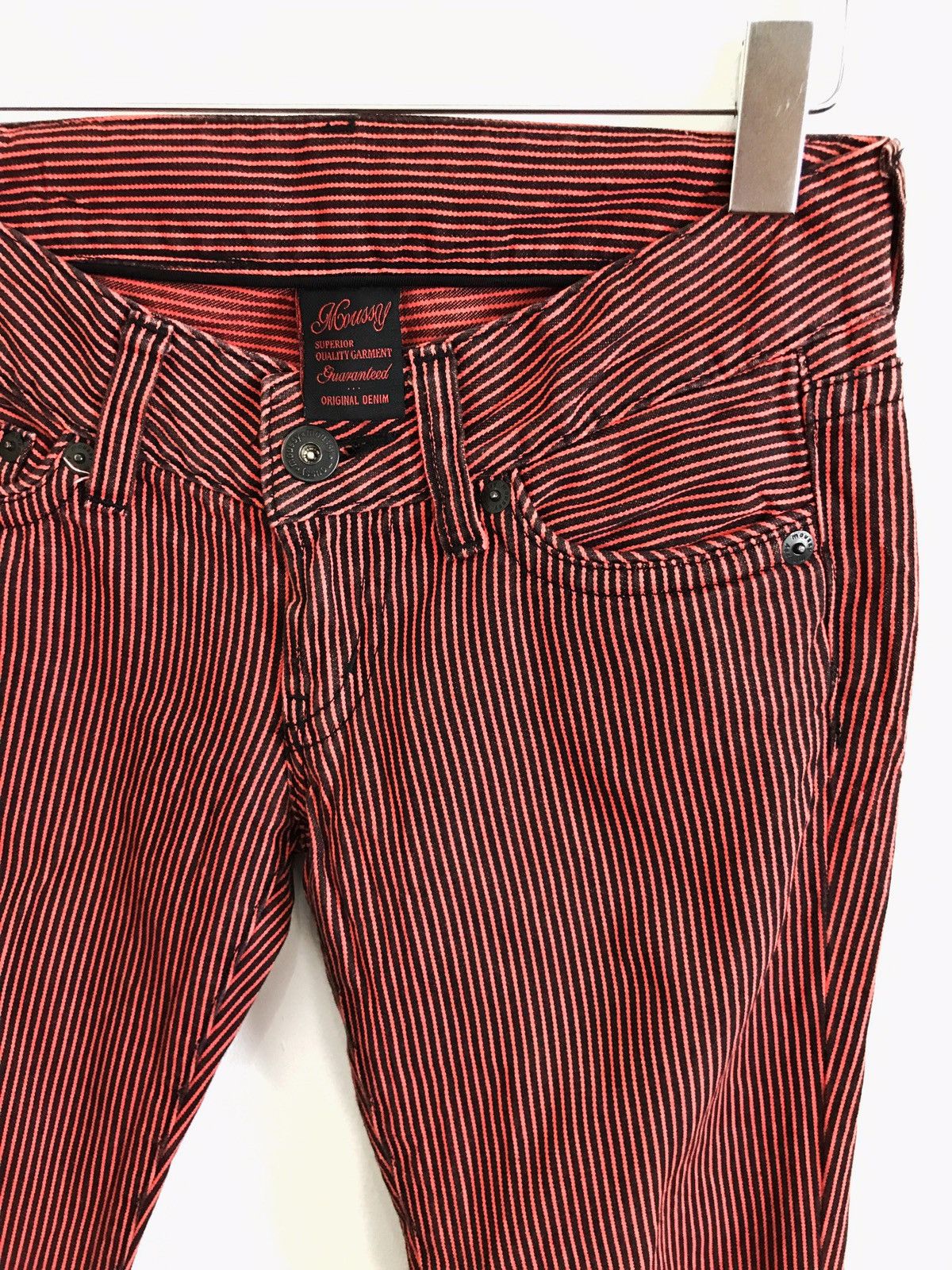Japanese Brand Japanese Brand Moussy Stripes Skinny Jeans Size US 29 - 7 Thumbnail