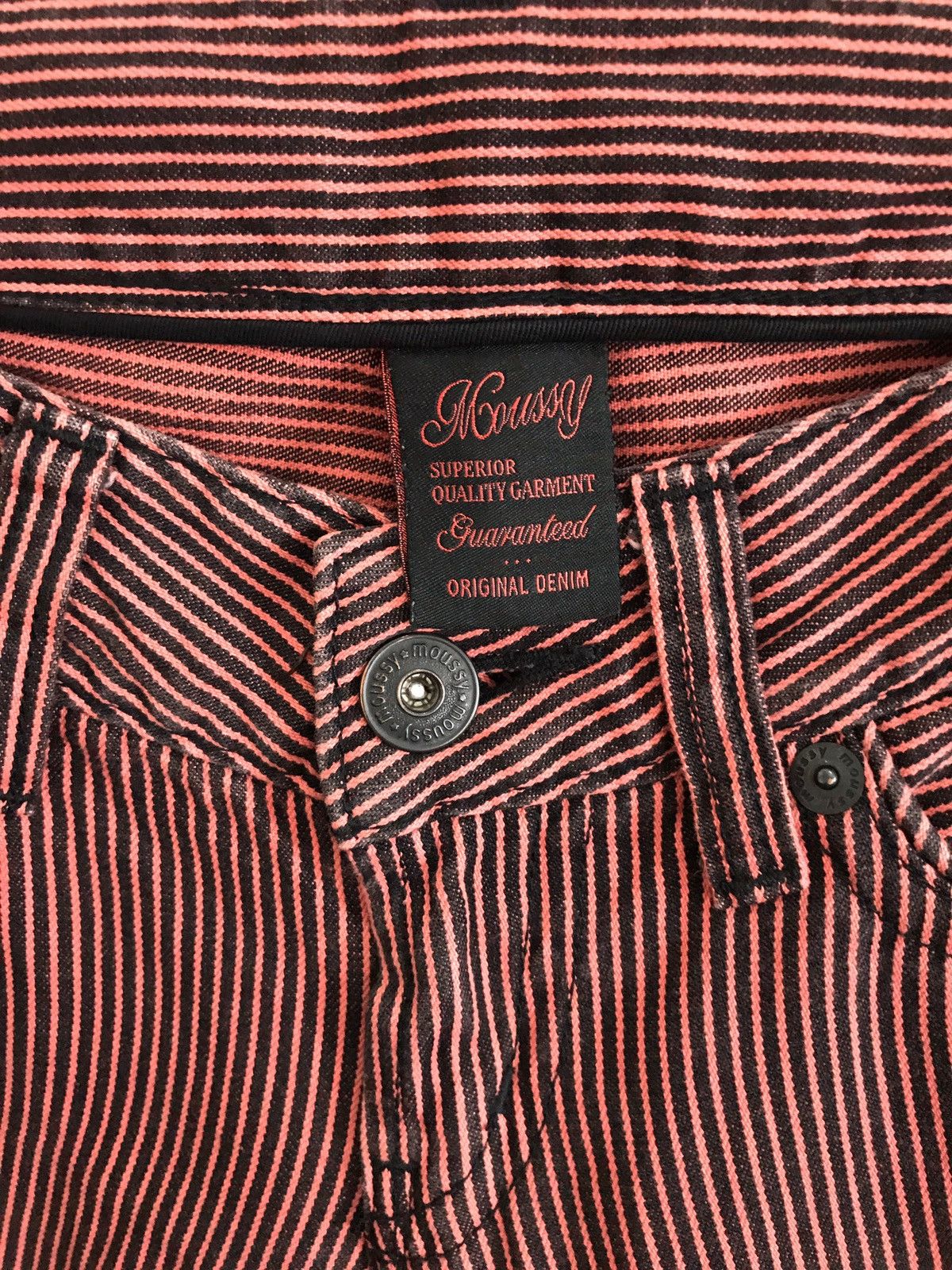 Japanese Brand Japanese Brand Moussy Stripes Skinny Jeans Size US 29 - 9 Thumbnail