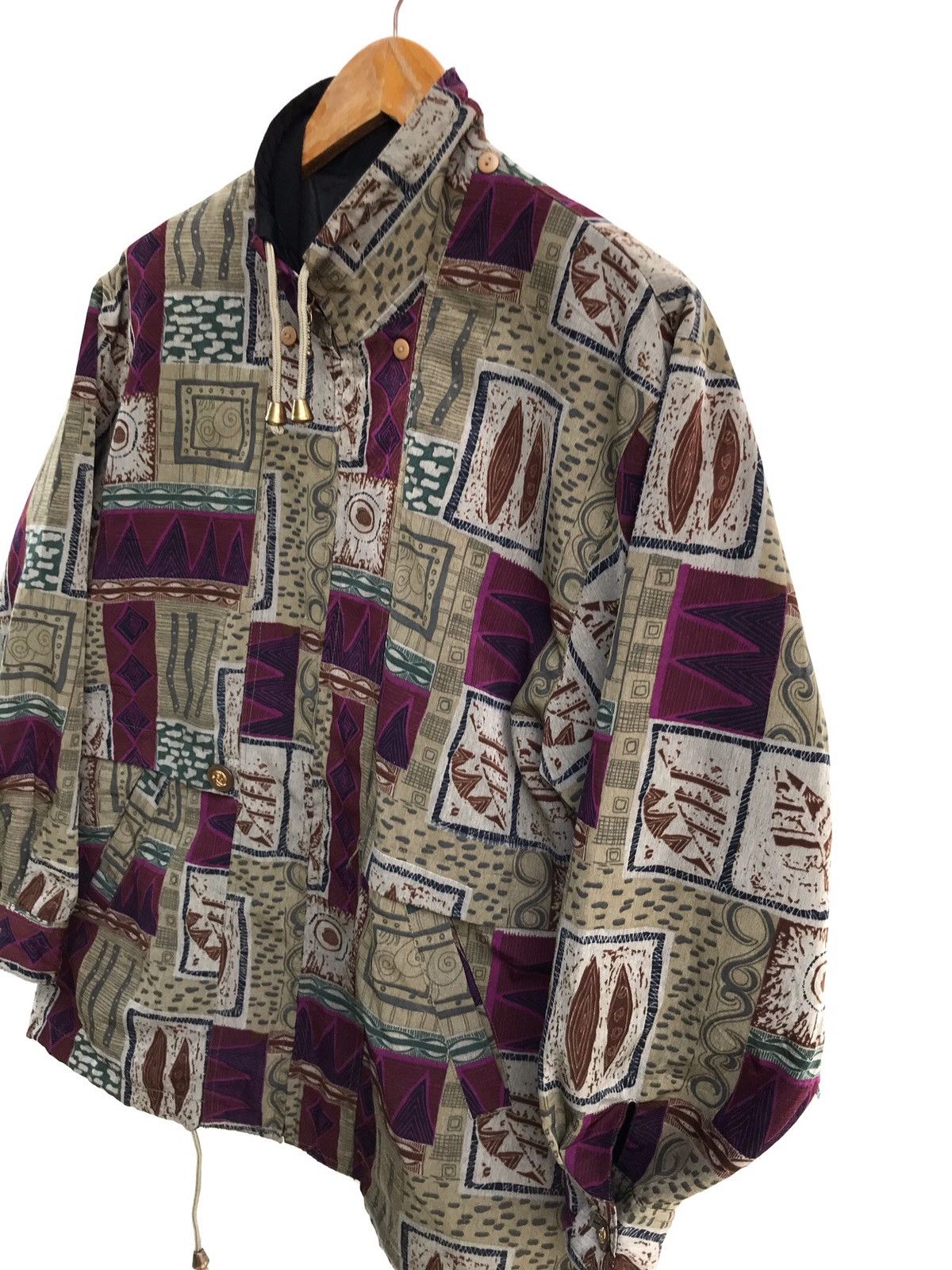 Japanese Brand Japanese Brand Ocherk Multicolour Bomber Jacket Size US M / EU 48-50 / 2 - 3 Thumbnail