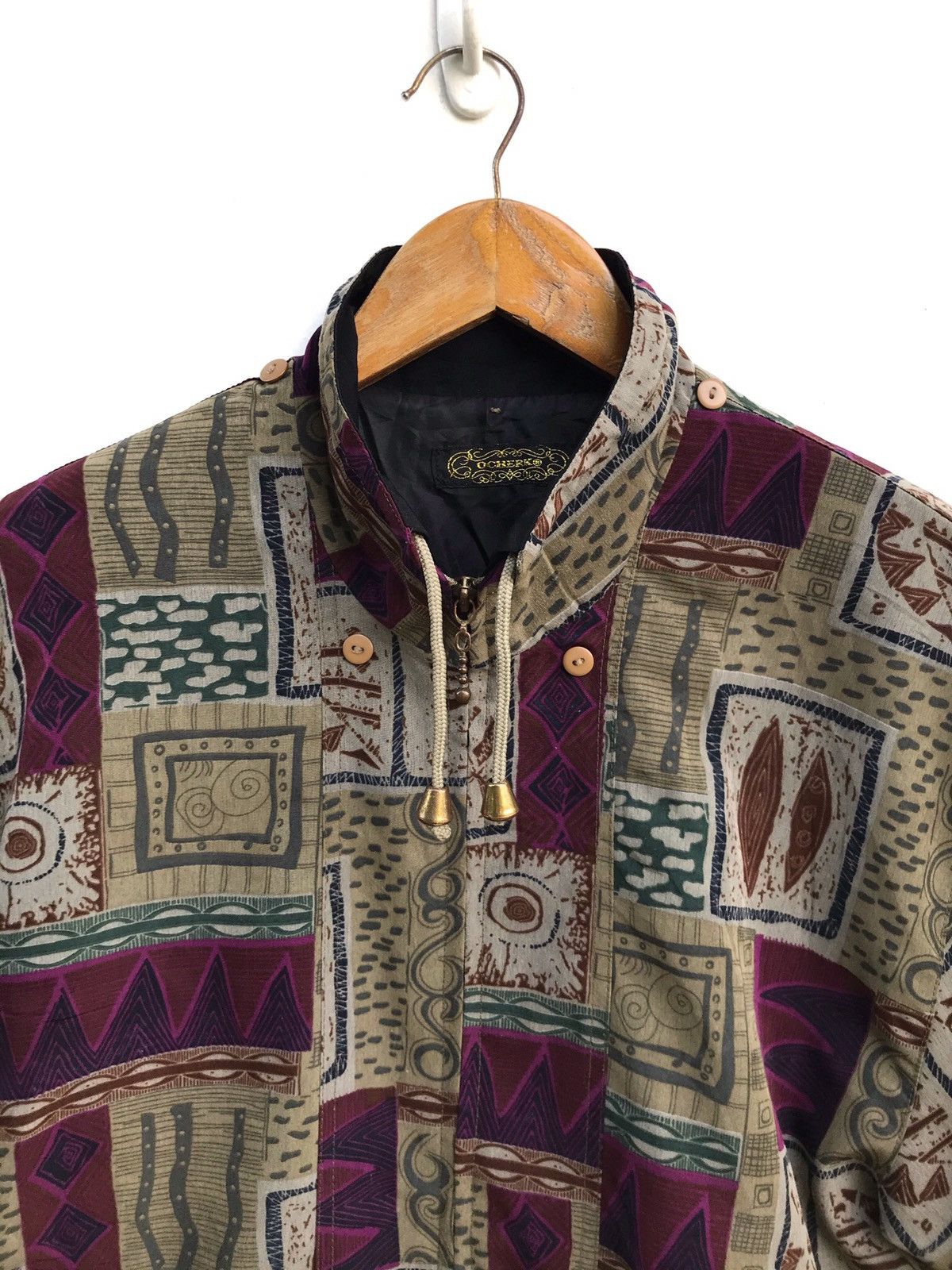 Japanese Brand Japanese Brand Ocherk Multicolour Bomber Jacket Size US M / EU 48-50 / 2 - 6 Thumbnail