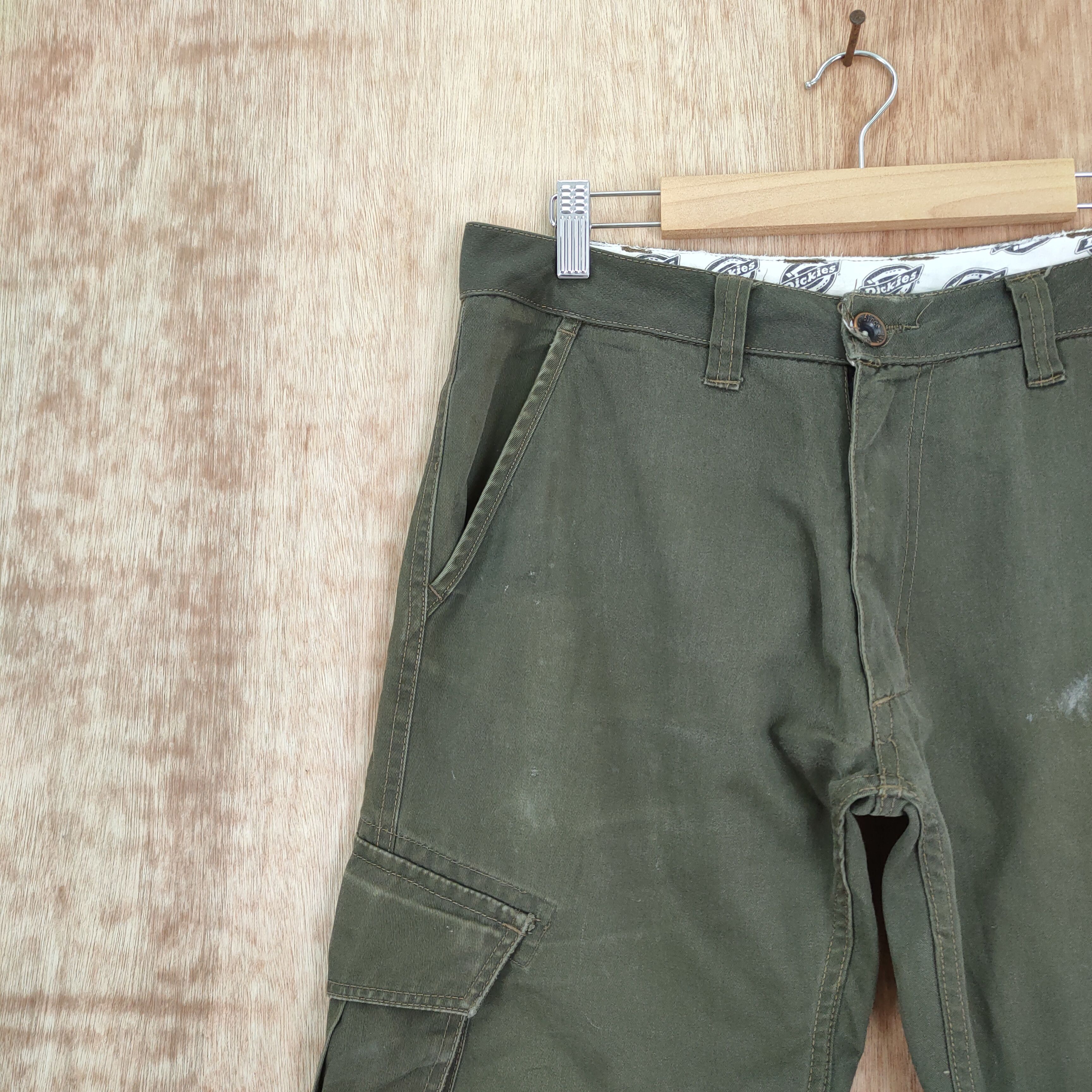 Dickies × Vintage DICKIES FADED CARGO PANTS Size US 32 / EU 48 - 8 Thumbnail