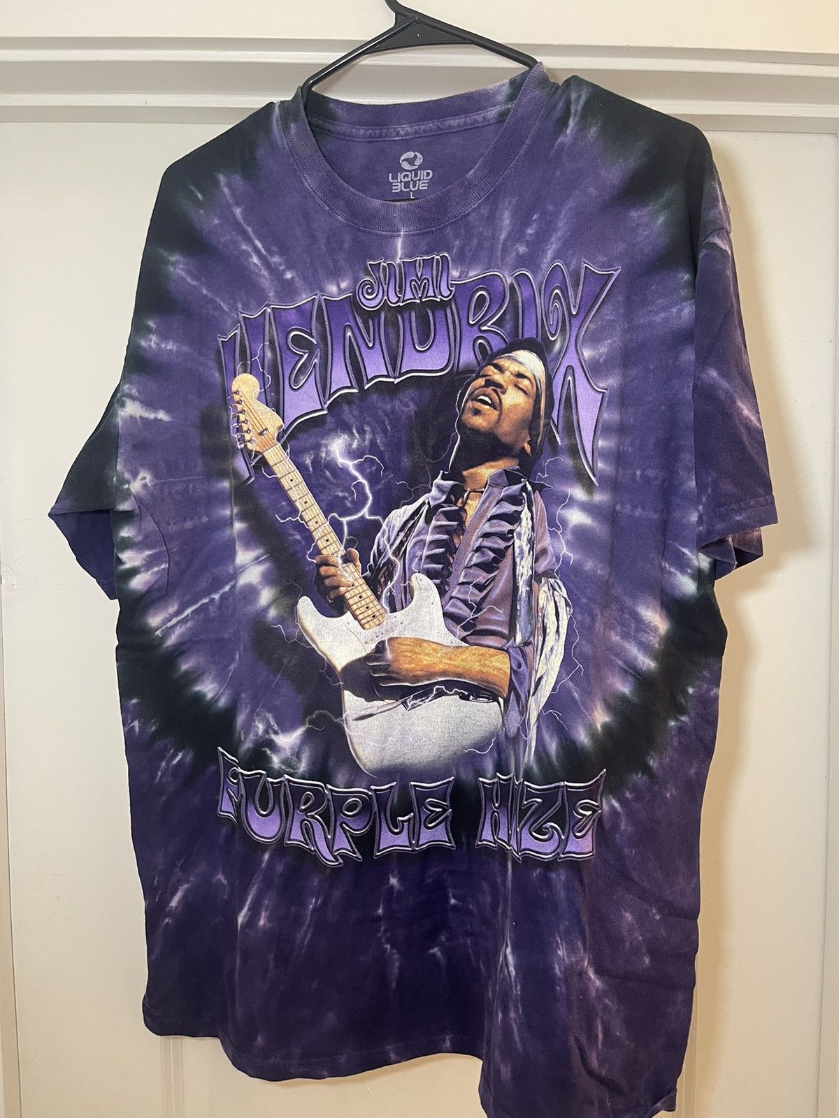 jimi hendrix tie dye tee