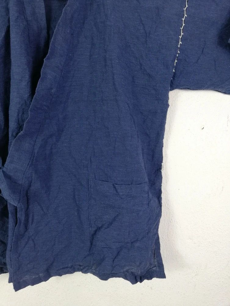 Japanese Brand Vintage Japanese Traditional Indigo Short Kimono Size US M / EU 48-50 / 2 - 7 Thumbnail