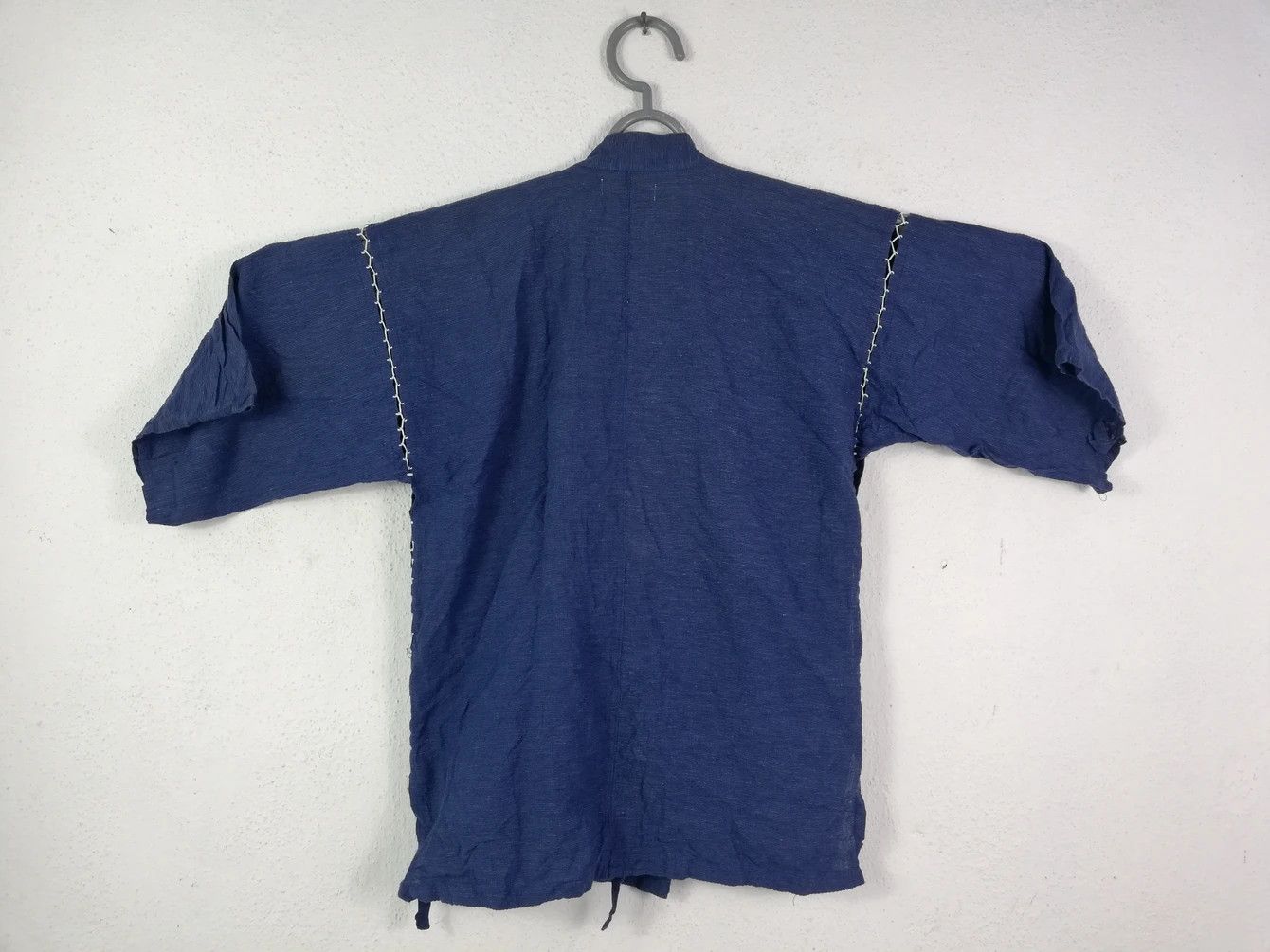 Japanese Brand Vintage Japanese Traditional Indigo Short Kimono Size US M / EU 48-50 / 2 - 2 Thumbnail