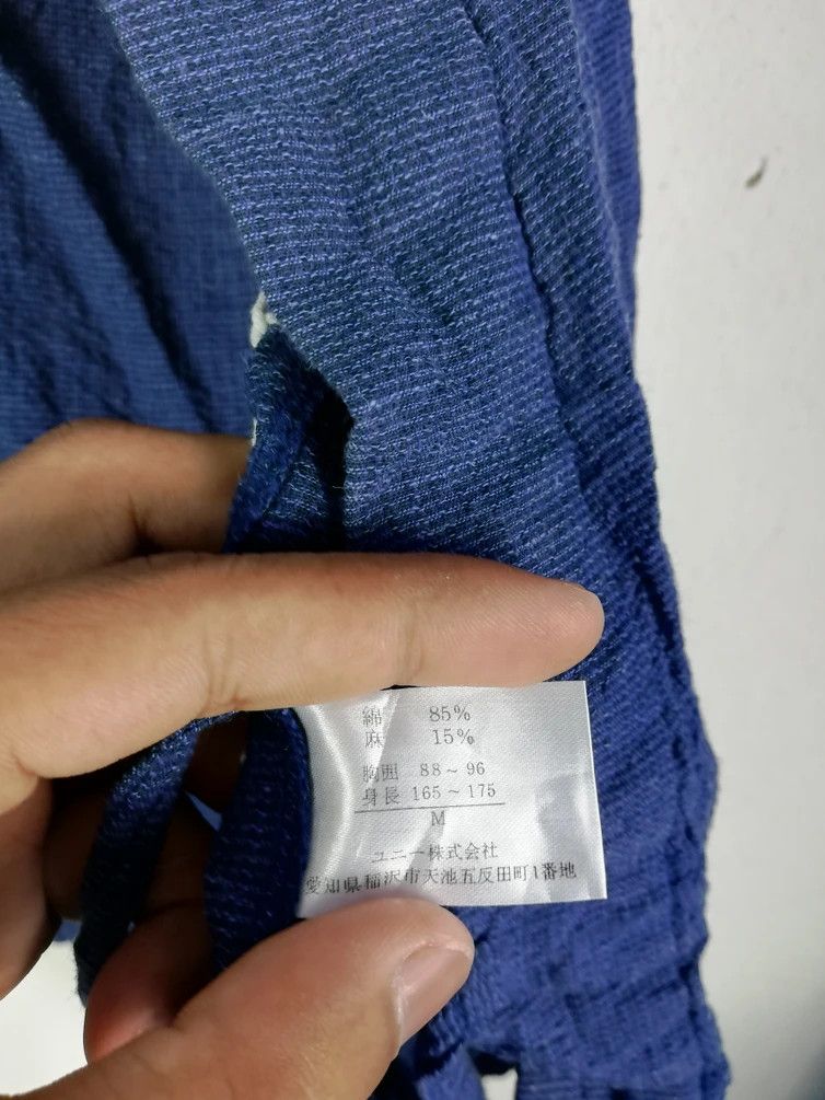 Japanese Brand Vintage Japanese Traditional Indigo Short Kimono Size US M / EU 48-50 / 2 - 9 Thumbnail