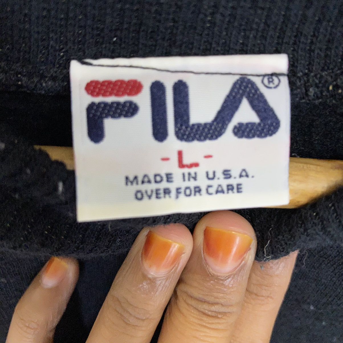 Fila × Vintage Vintage 90s Fila Big Logo Crewneck Sweatshirt Size L Size US L / EU 52-54 / 3 - 8 Thumbnail