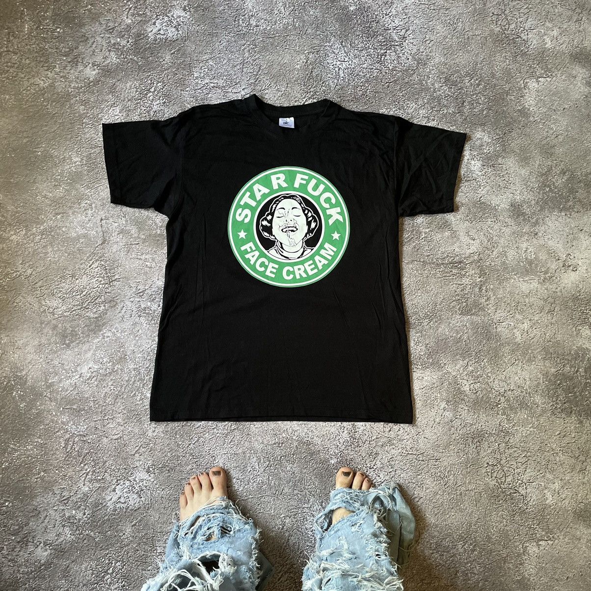 Vintage Vintage Y2K Graphic Tee Black Faded Single Stitch Grunge M Size US M / EU 48-50 / 2 - 1 Thumbnail