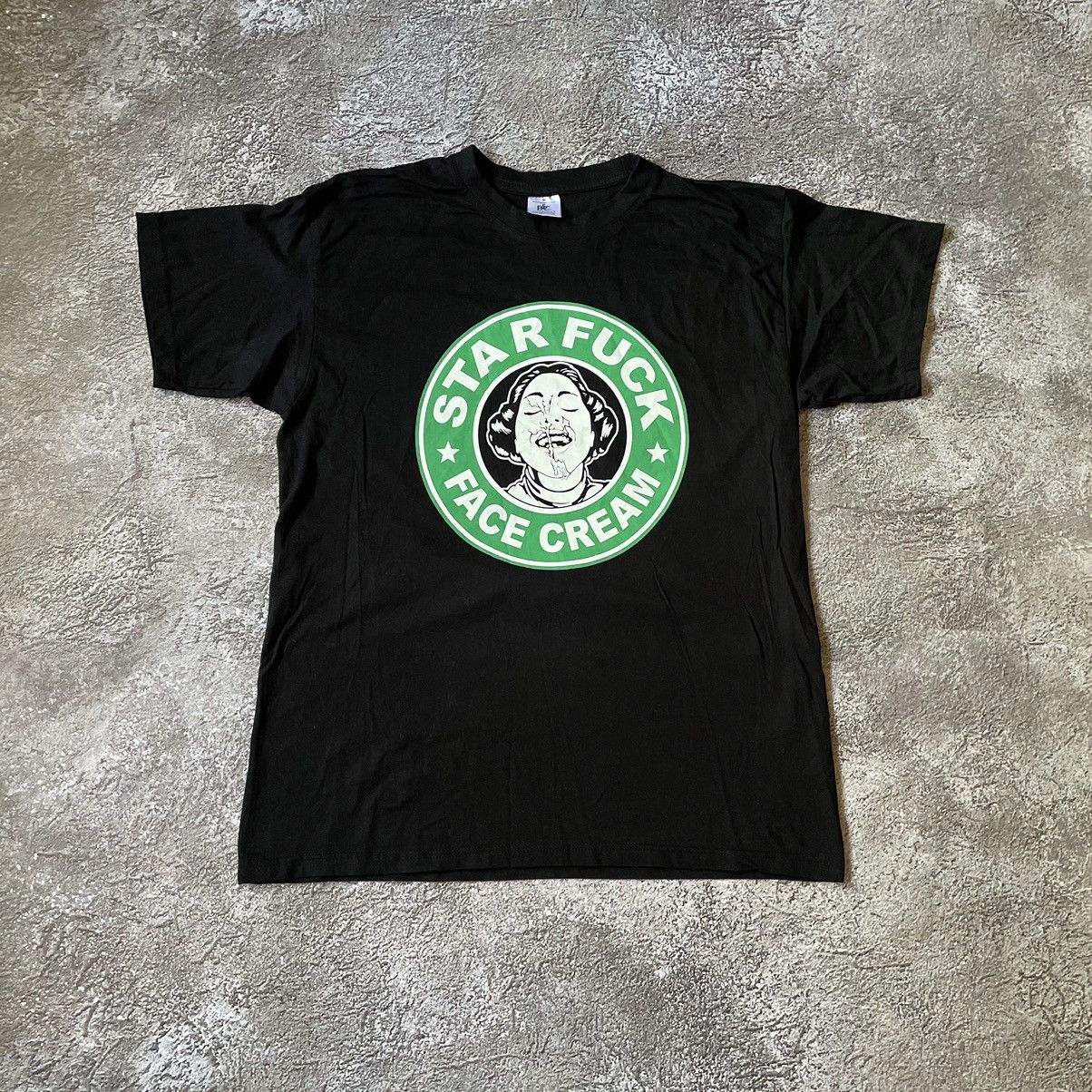 Vintage Vintage Y2K Graphic Tee Black Faded Single Stitch Grunge M Size US M / EU 48-50 / 2 - 3 Thumbnail
