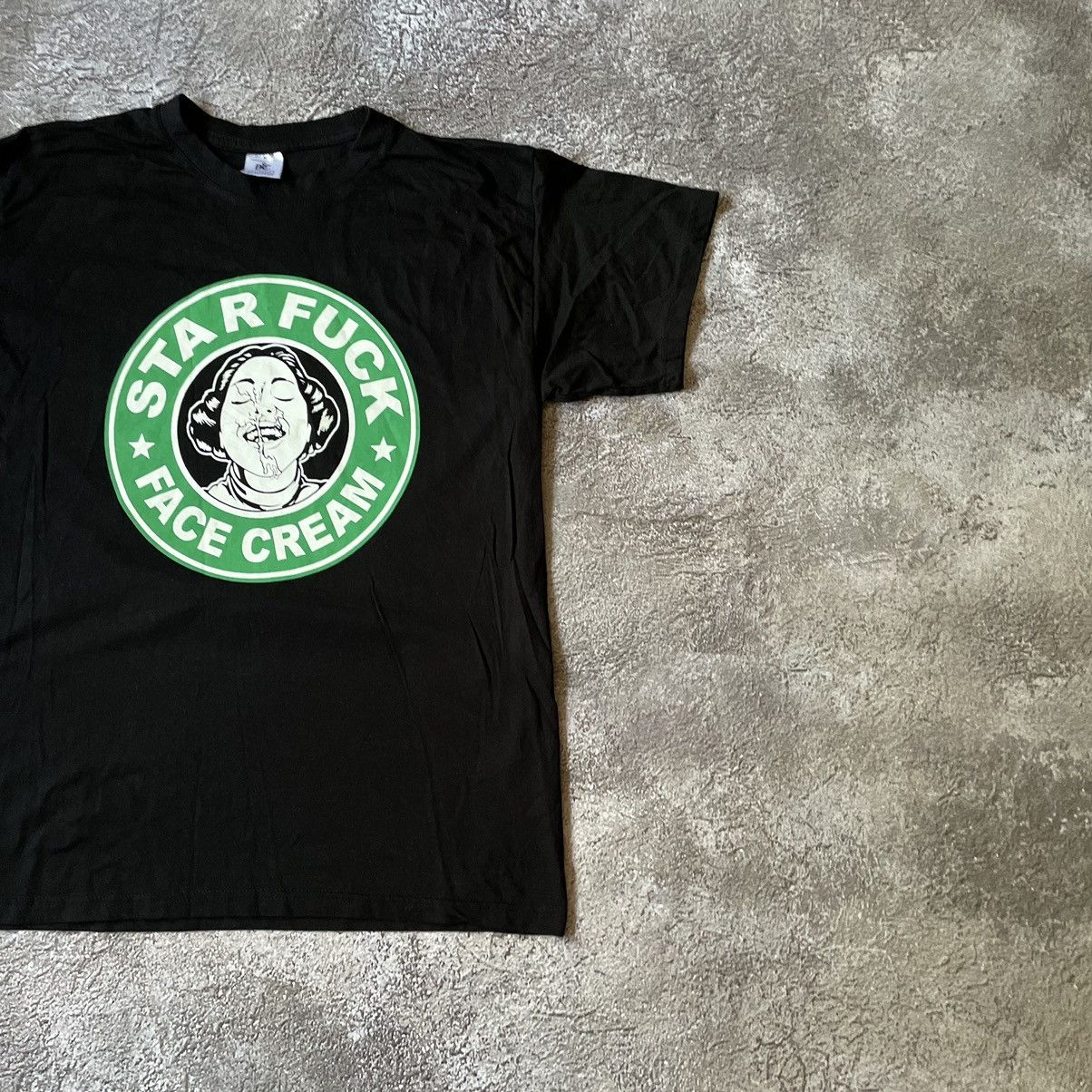 Vintage Vintage Y2K Graphic Tee Black Faded Single Stitch Grunge M Size US M / EU 48-50 / 2 - 2 Thumbnail