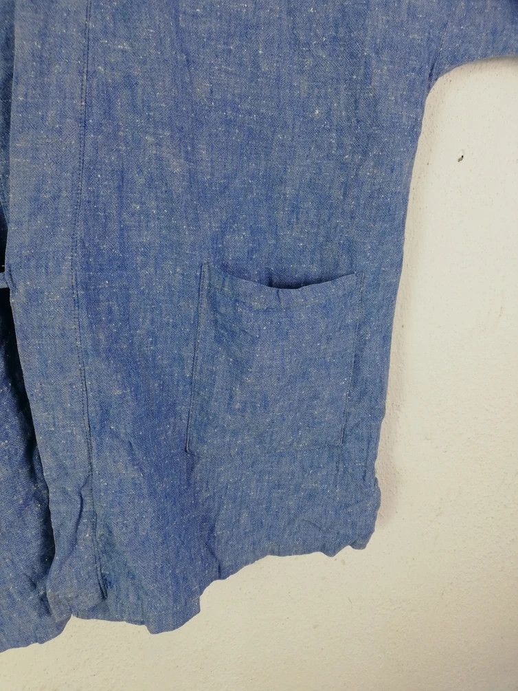 Japanese Brand Vintage Japanese Traditional Indigo Short Kimono Size US L / EU 52-54 / 3 - 6 Thumbnail