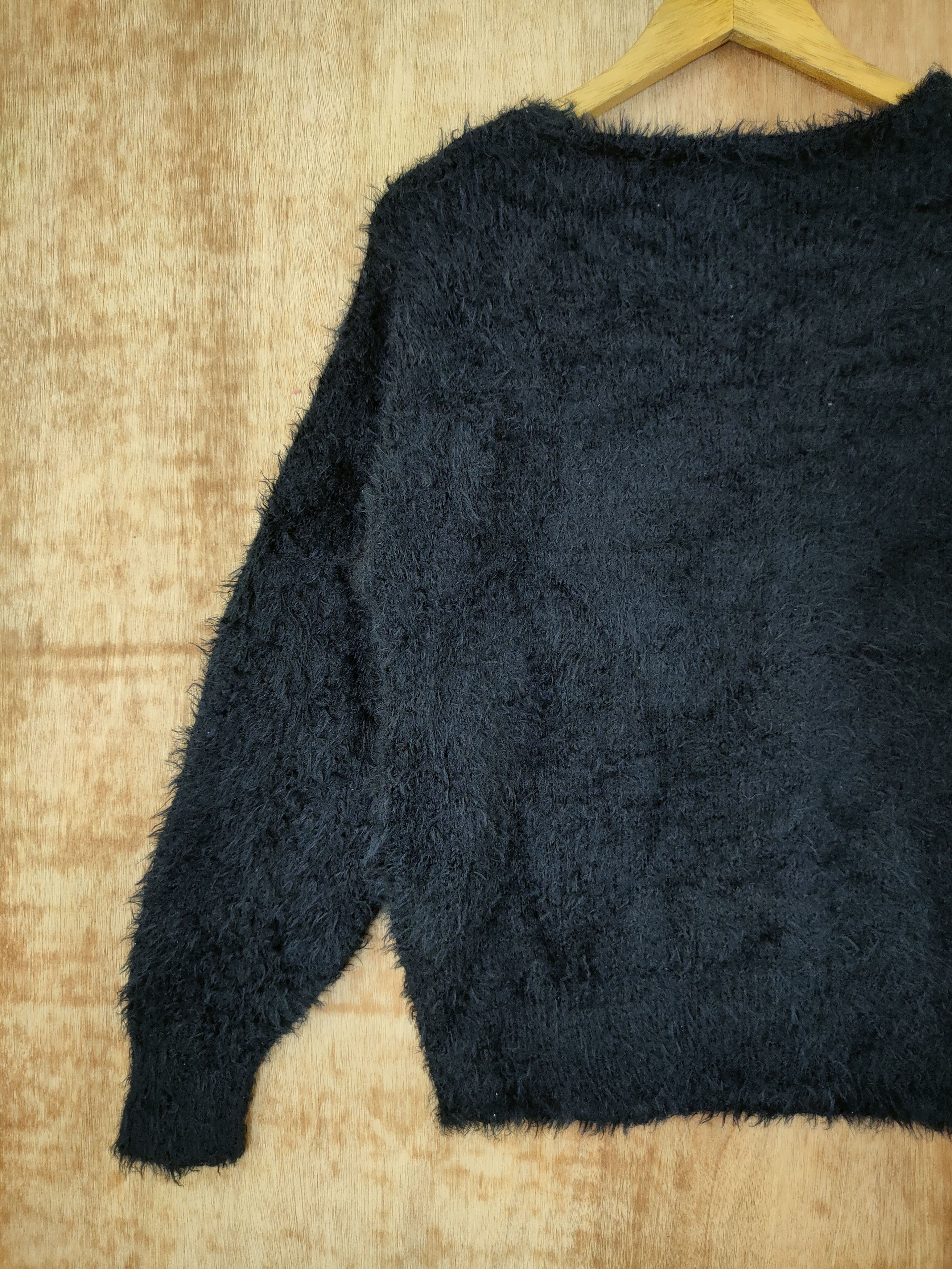 Aran Isles Knitwear DL GU shaggy mohair knitwear japan soft fur #46-523 Size M / US 6-8 / IT 42-44 - 10 Thumbnail