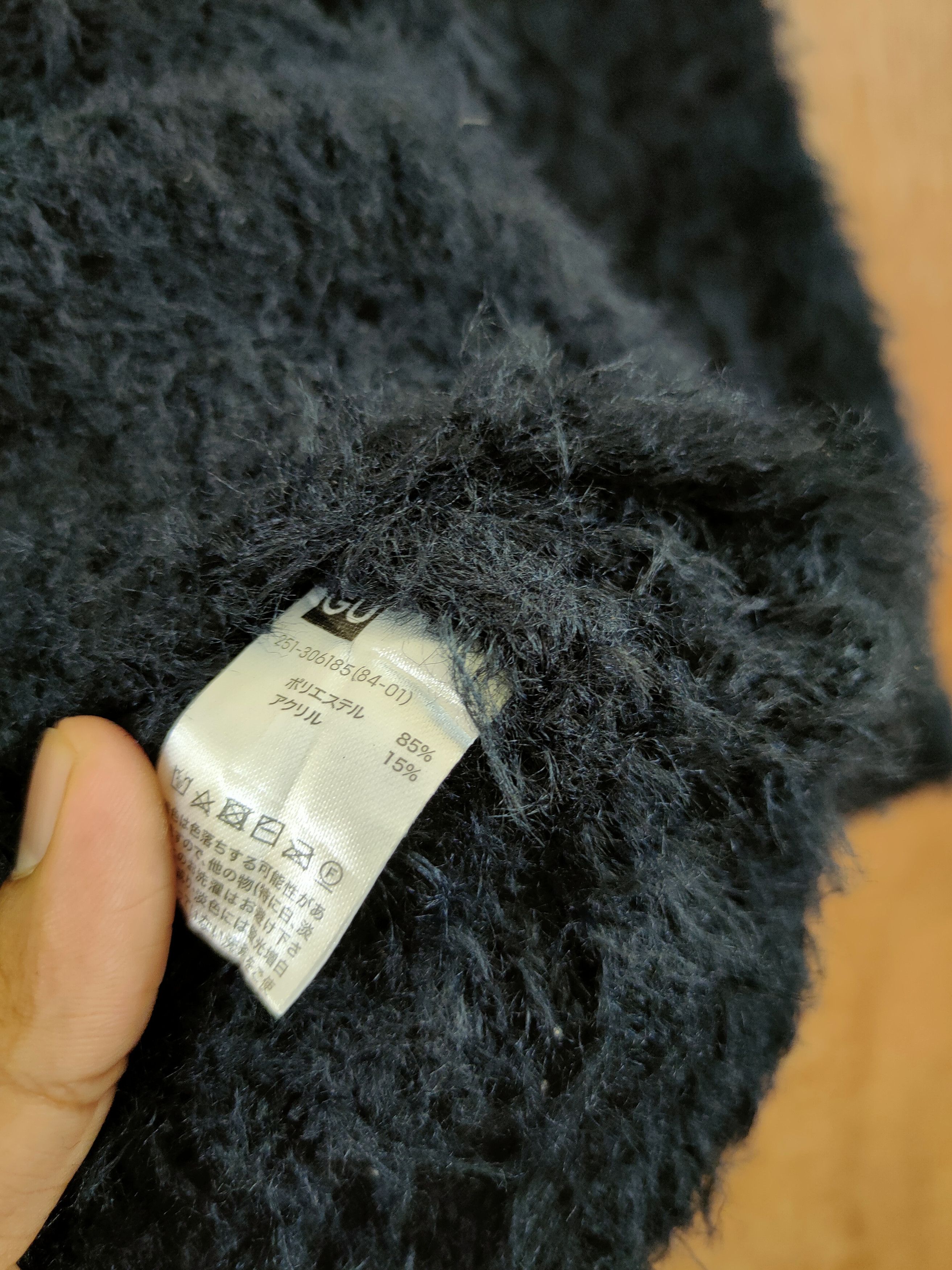 Aran Isles Knitwear DL GU shaggy mohair knitwear japan soft fur #46-523 Size M / US 6-8 / IT 42-44 - 8 Thumbnail