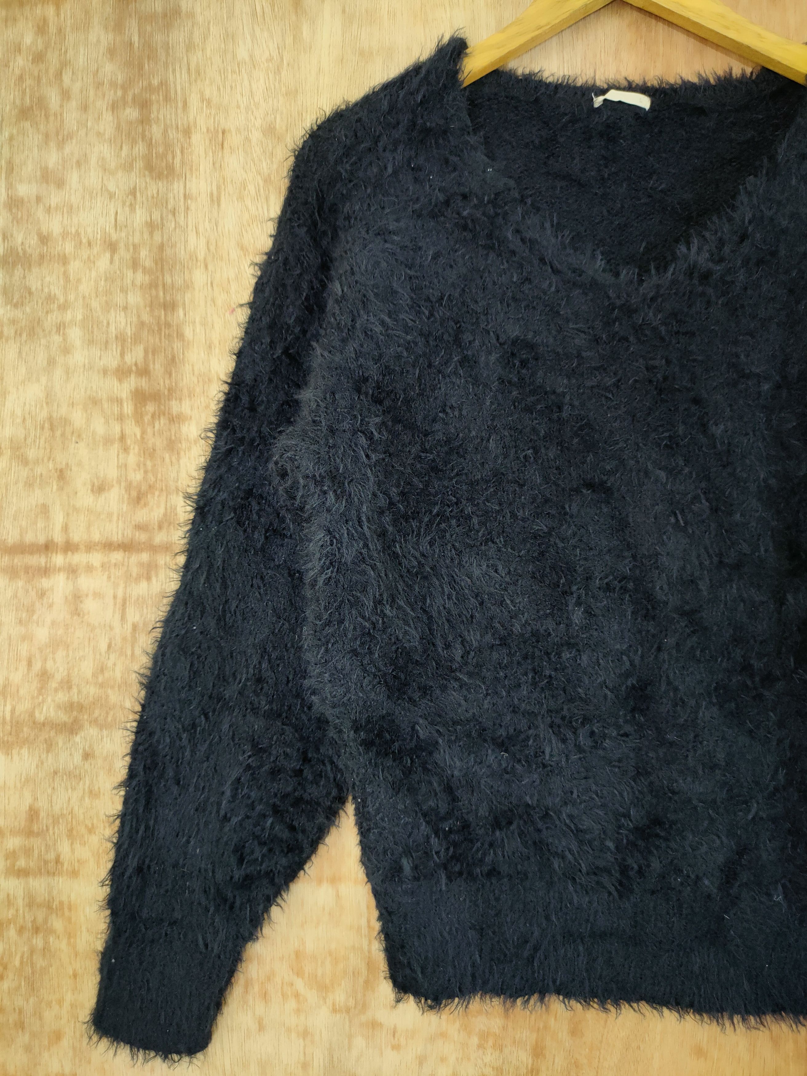 Aran Isles Knitwear DL GU shaggy mohair knitwear japan soft fur #46-523 Size M / US 6-8 / IT 42-44 - 2 Thumbnail