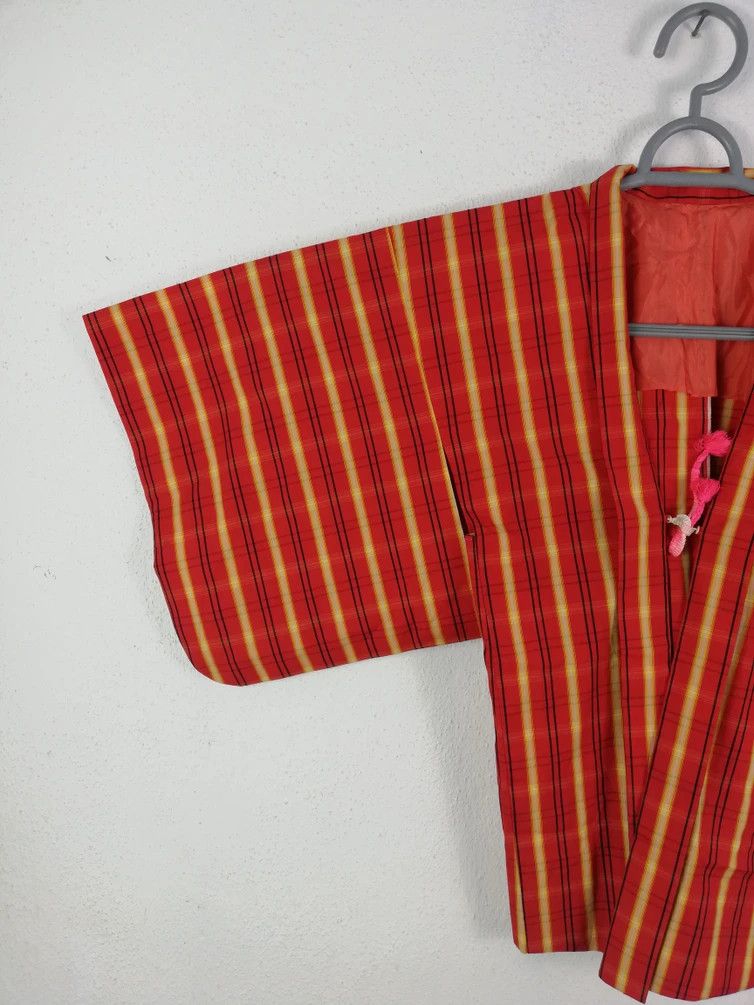 Japanese Brand Vintage Japanese Traditional Striped Short Kimono Size US L / EU 52-54 / 3 - 5 Thumbnail